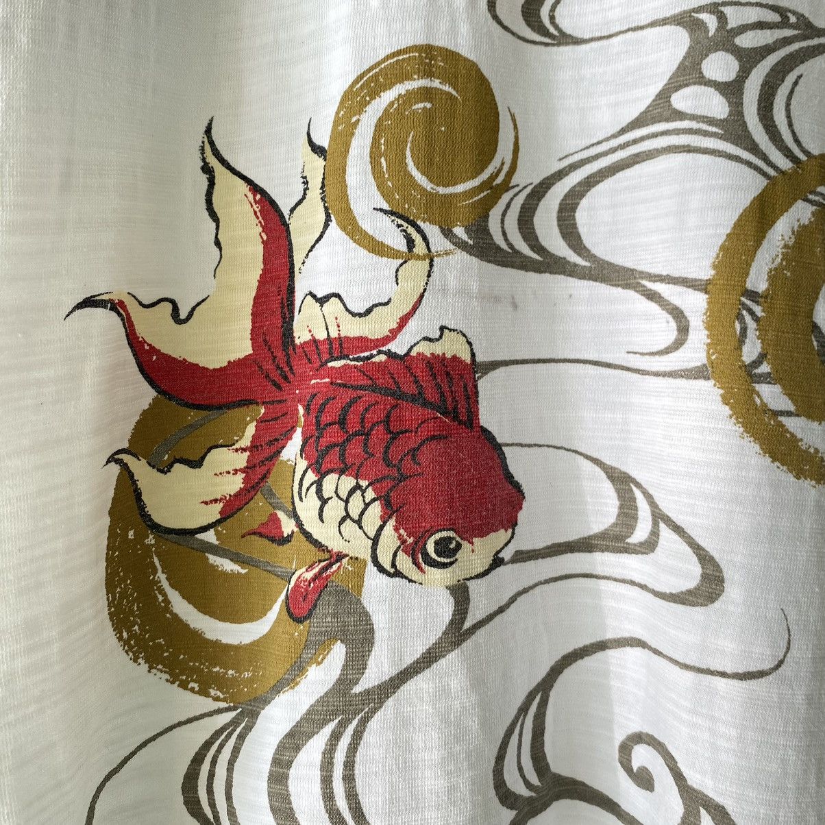 Japanese Brand Vintage Y2K Japanese Traditional Koi Fish Oversized Tshirt Size US XXL / EU 58 / 5 - 4 Thumbnail