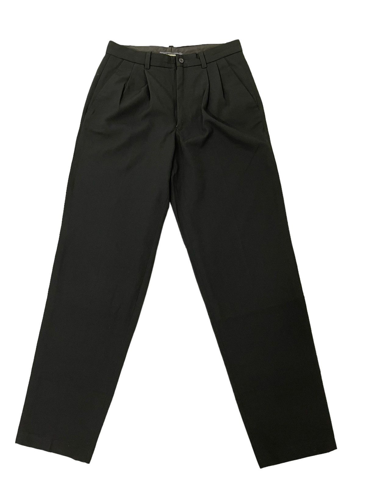 Issey Miyake Vtg 80s Wool Trouser Issey Miyake Wide Tapered 6🟦5 Size US 31 - 2 Thumbnail