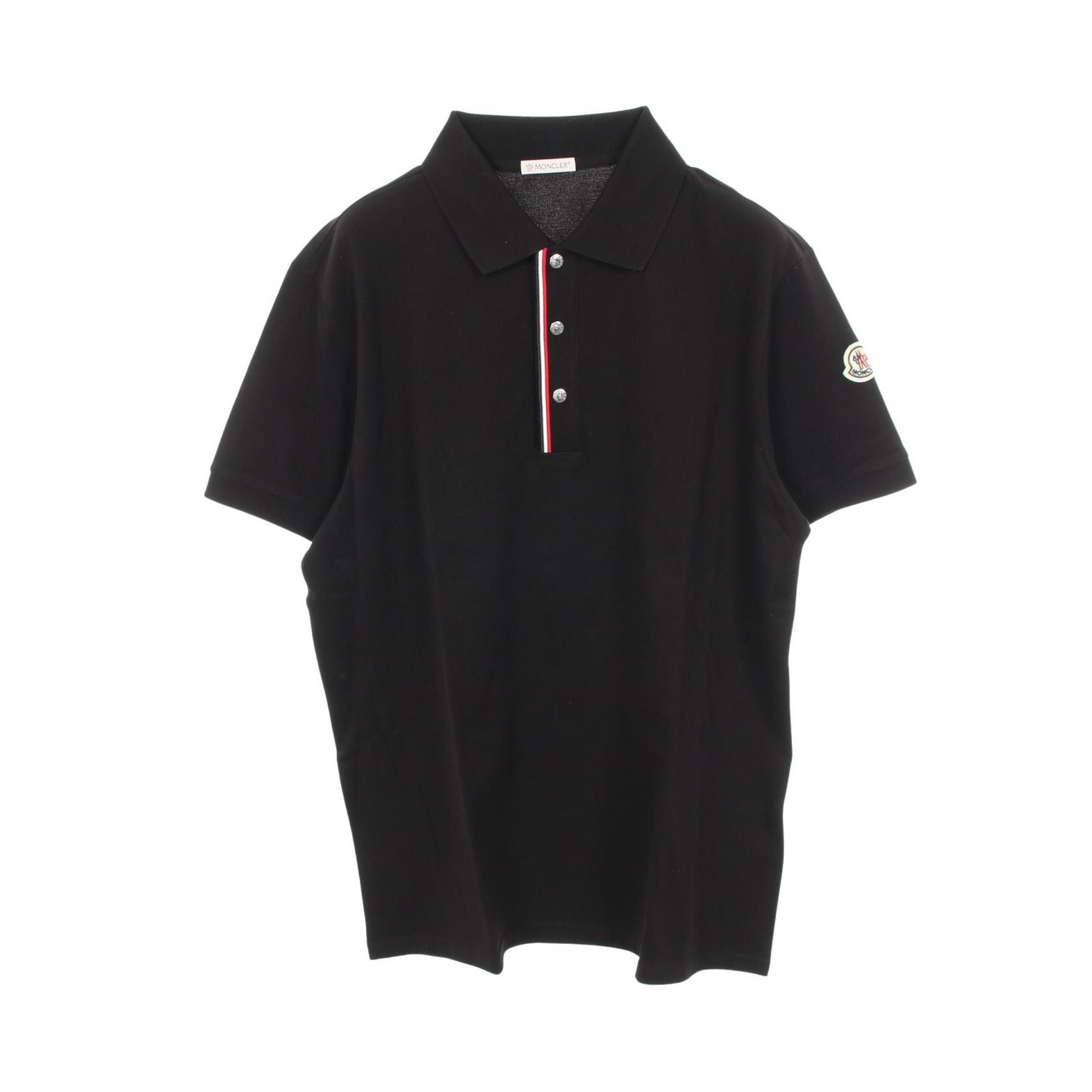 Moncler Moncler Moncler Cotton Polo Shirt Textile Tops DUTY FREE for USA Size ONE SIZE - 1 Thumbnail
