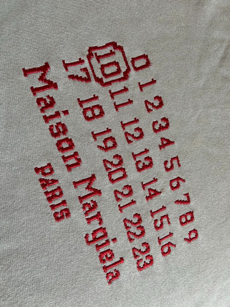 Maison Margiela Maison Margiela The same embroidered digital tape hooded s Size US S / EU 44-46 / 1 - 6 Thumbnail