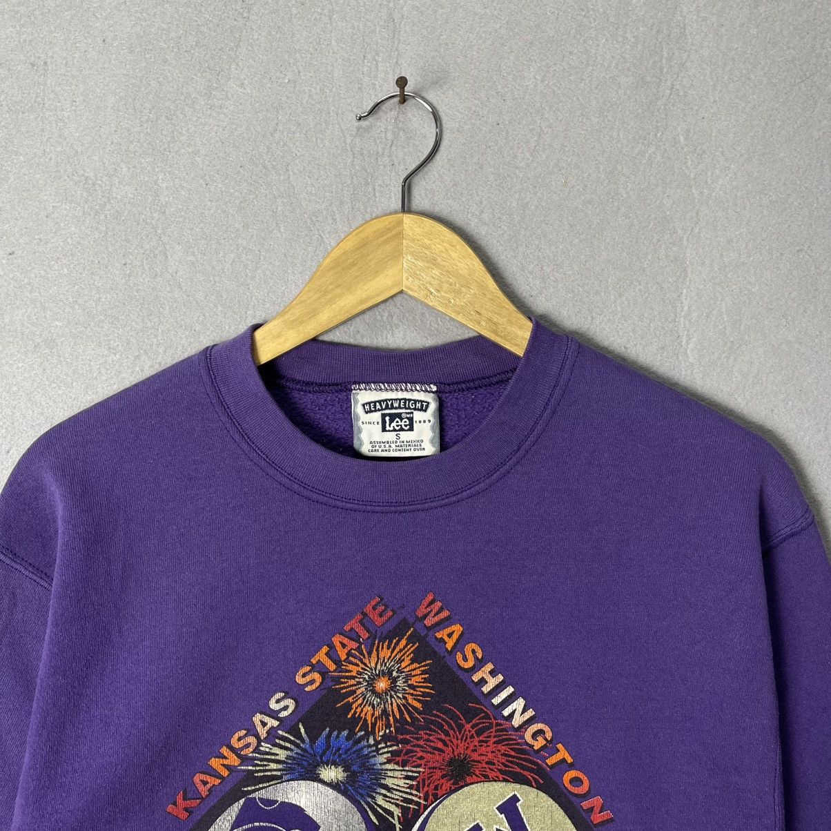 Lee Vintage Lee Kansas State vs Washington Football Sweatshirt Size US S / EU 44-46 / 1 - 2 Thumbnail