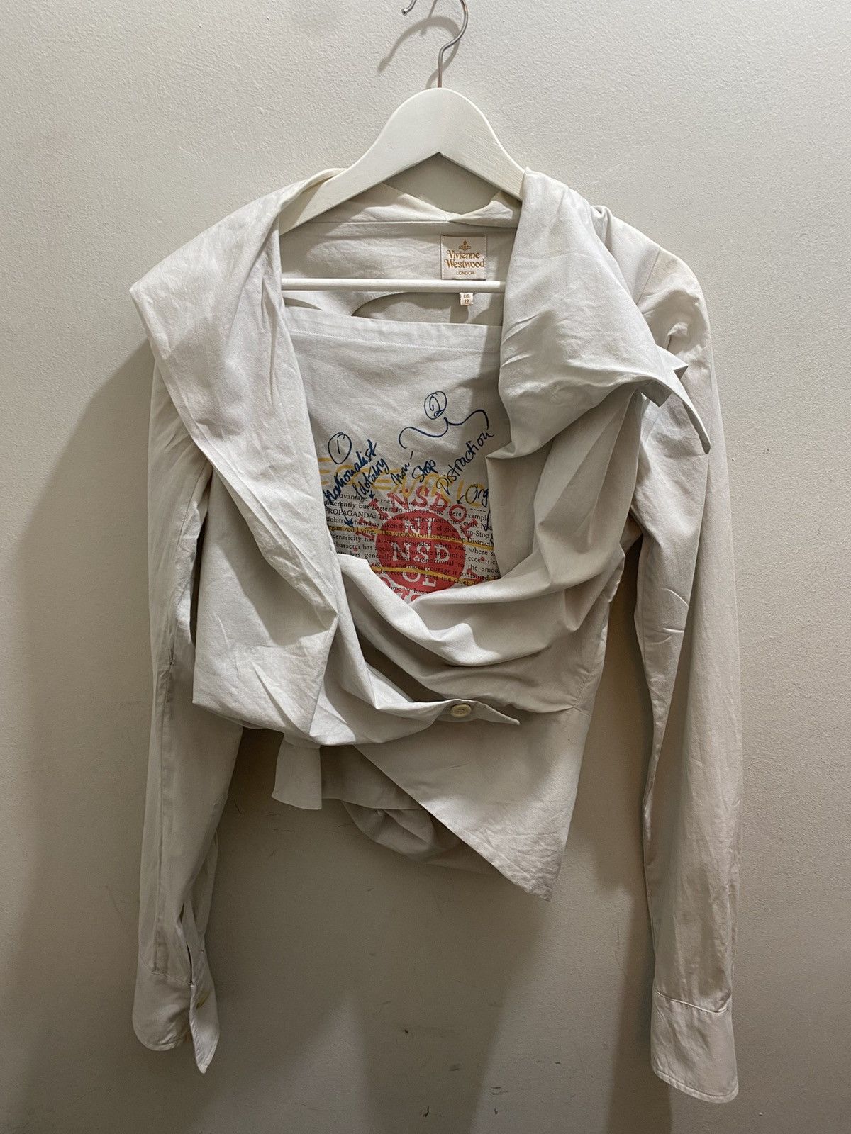 Vivienne Westwood VIVIENNE WESTWOOD GOLD COLLECTION GREY JACKET Size L / US 10 / IT 46 - 1 Thumbnail