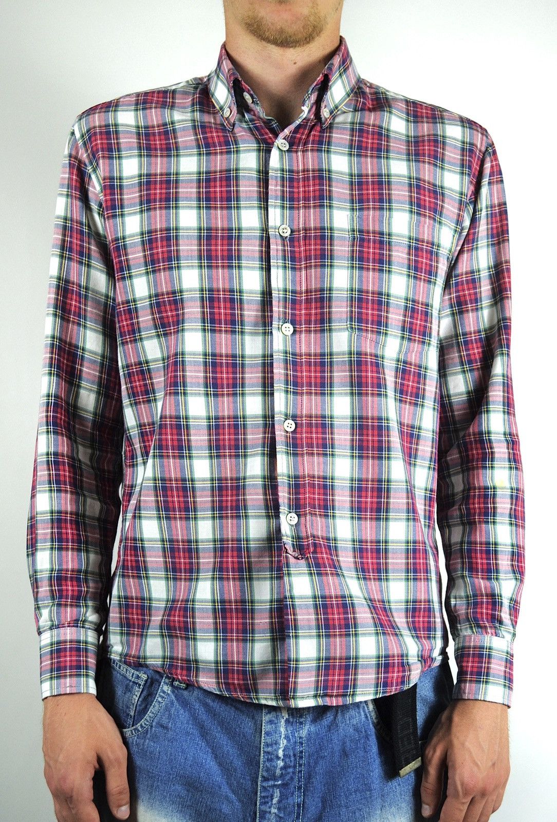 Our Legacy Our Legacy Flannel Plaid Check Long Sleeve Shirt Size US S / EU 44-46 / 1 - 1 Thumbnail