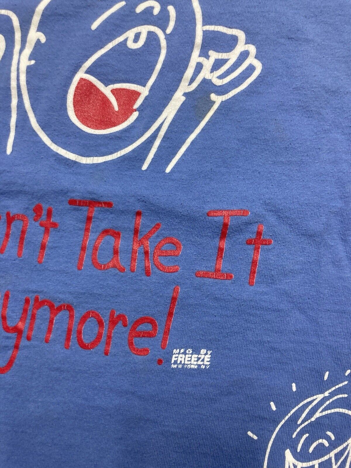 Fruit Of The Loom × Vintage 90s t shirt the head said I cant take it anymore cartoon XXL Size US XXL / EU 58 / 5 - 3 Thumbnail