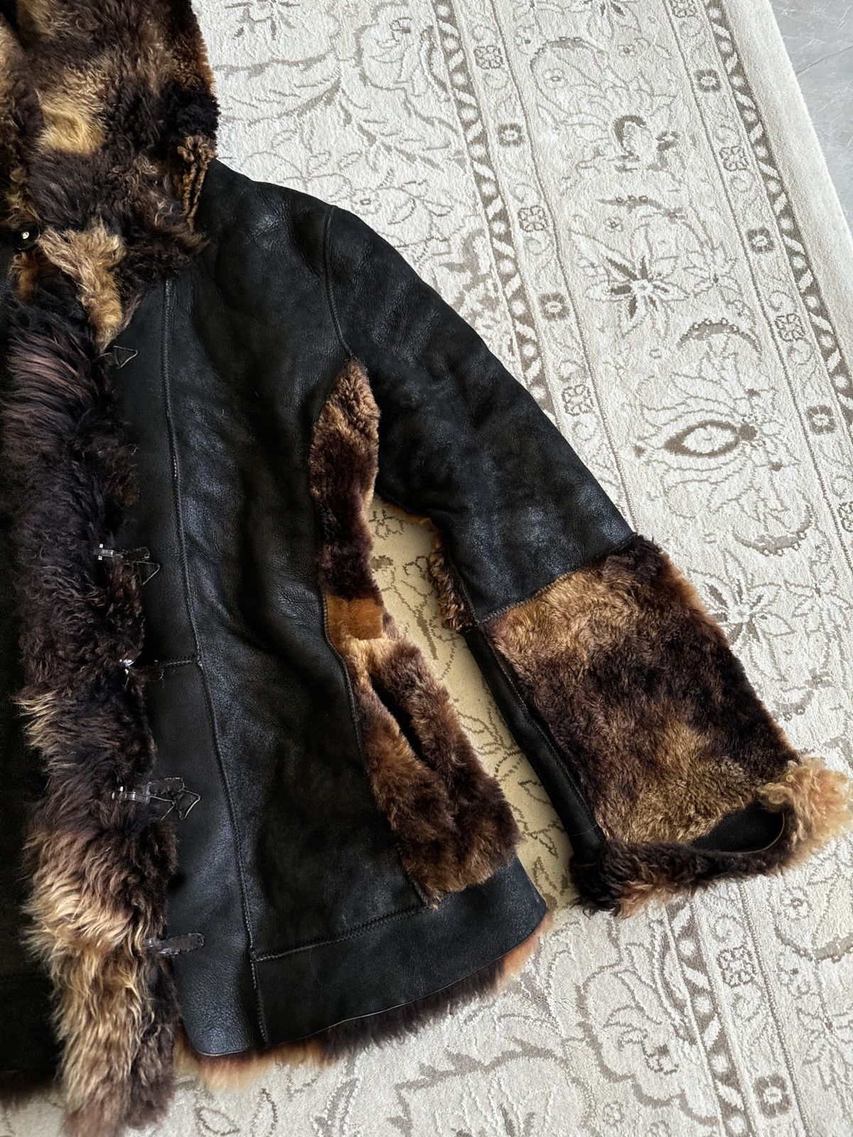 Japanese Brand Vintage Faux Fur Leather Hooded Coat Jacket LGB Ifsixwasnine Size M / US 6-8 / IT 42-44 - 4 Thumbnail