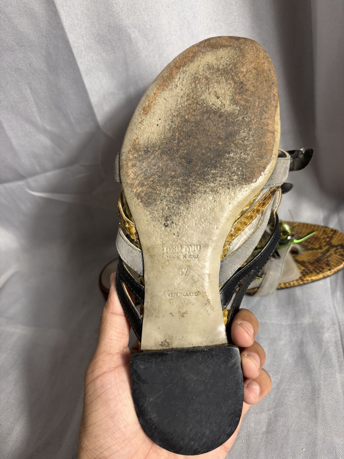 Miu Miu Miu Miu S/S 2008 Sandal Flats Size US 7 / IT 37 - 5 Thumbnail