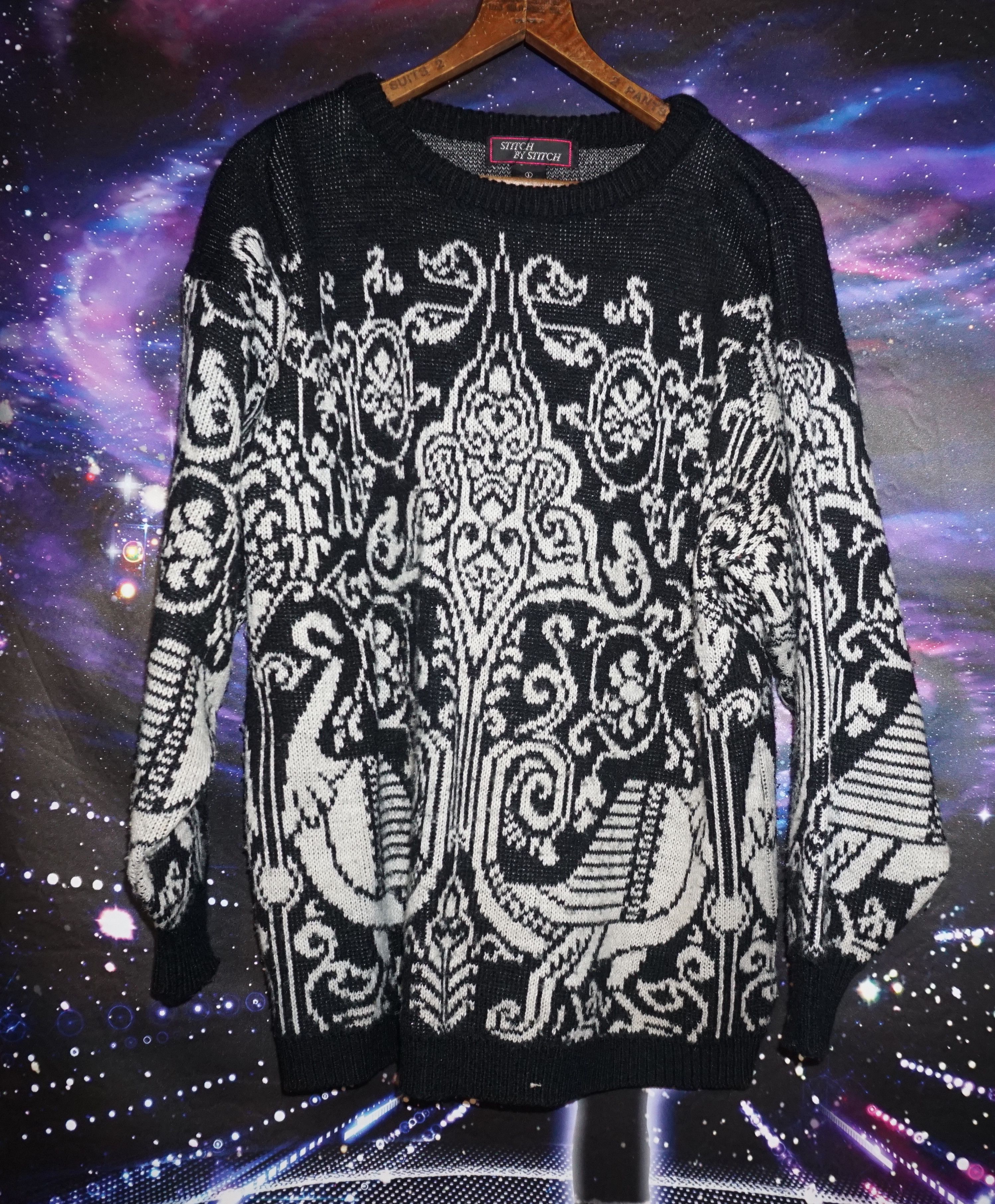 Vintage Unique Knitwear Sweater Stitch By Stitch Size US L / EU 52-54 / 3 - 1 Thumbnail