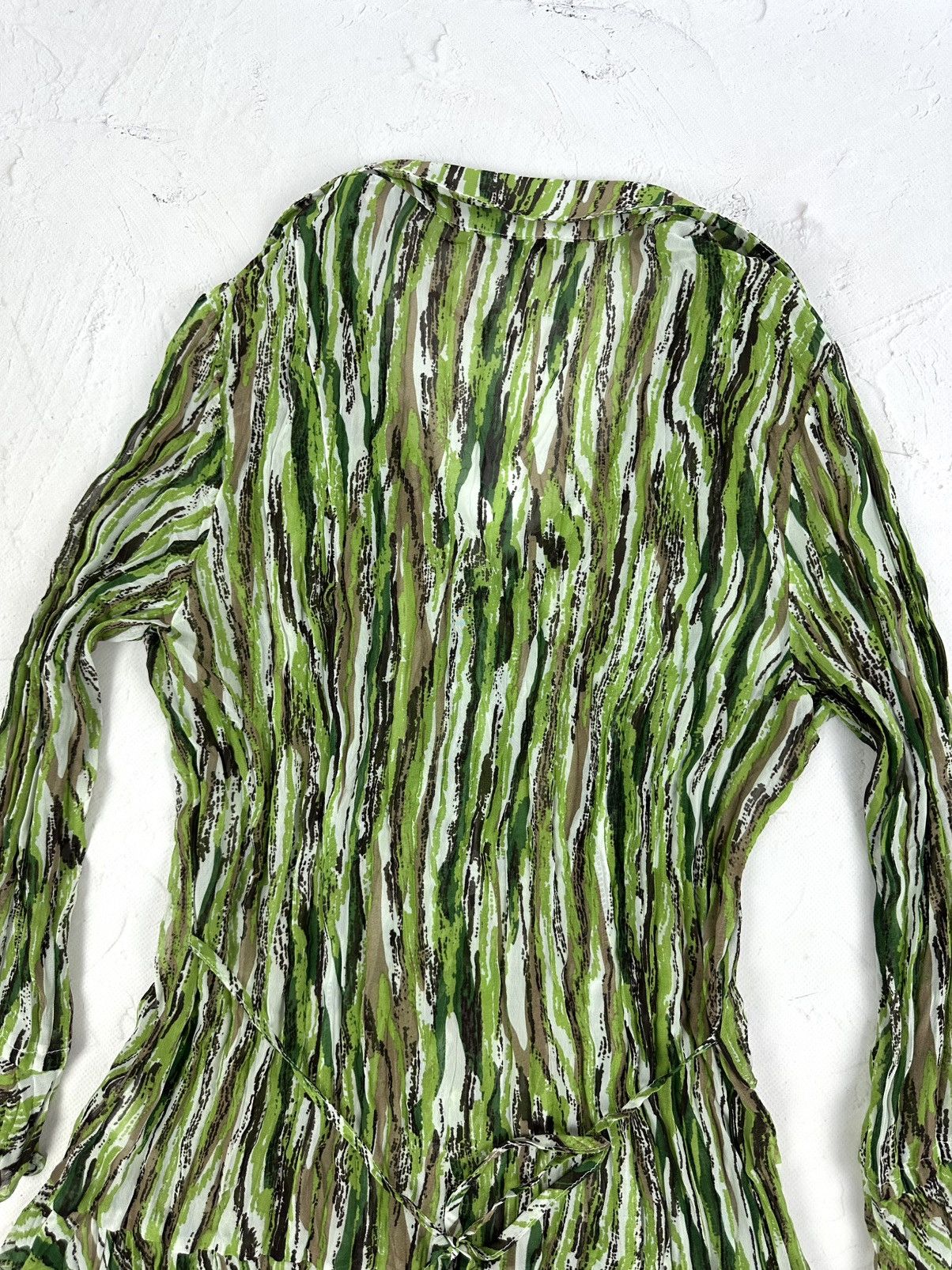 Beauty Beast × If Six Was Nine × Vintage Vintage Camo Bondage Blouse Size L / US 10 / IT 46 - 9 Thumbnail