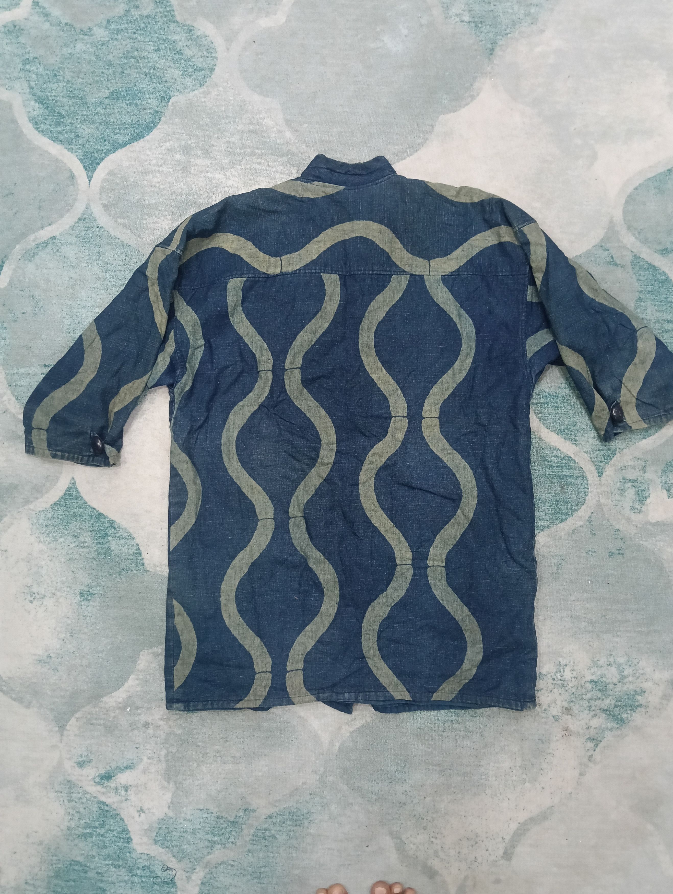 Indigo Blue Indigo SASAKURA GENSHO Japan Brand Size XL / US 12-14 / IT 48-50 - 5 Thumbnail