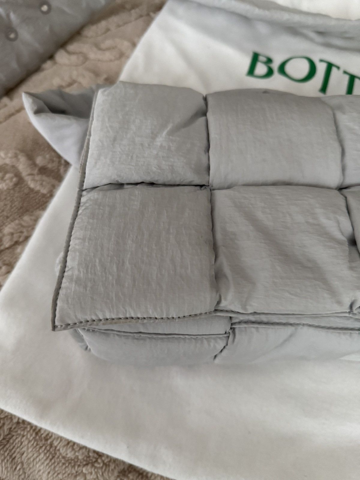 Bottega Veneta Padded Tech Cassette Gray Grey Size ONE SIZE - 7 Thumbnail