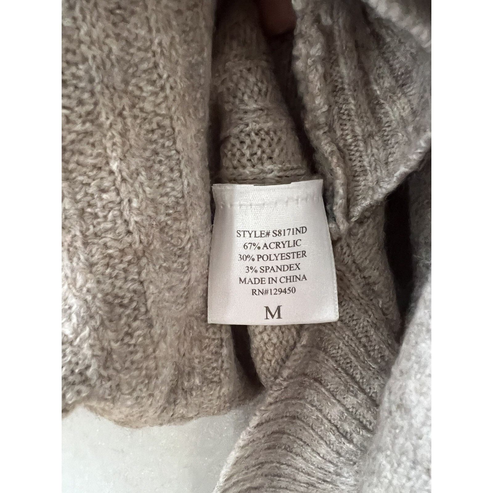 & Other Stories COMO VINTAGE Nordstrom Neck beige gray Sweater M NWT A003539 Size M / US 6-8 / IT 42-44 - 7 Thumbnail