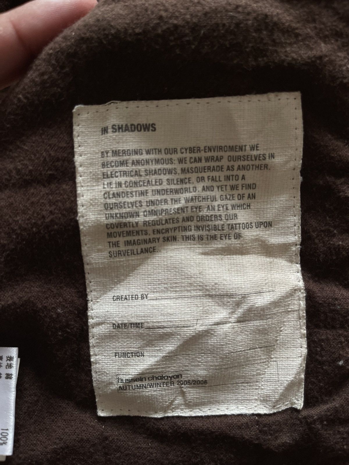 Hussein Chalayan Hussein Chalayan Hooded Bomber Jacket AW05 -"In Shadows" #98 Size US M / EU 48-50 / 2 - 19 Thumbnail