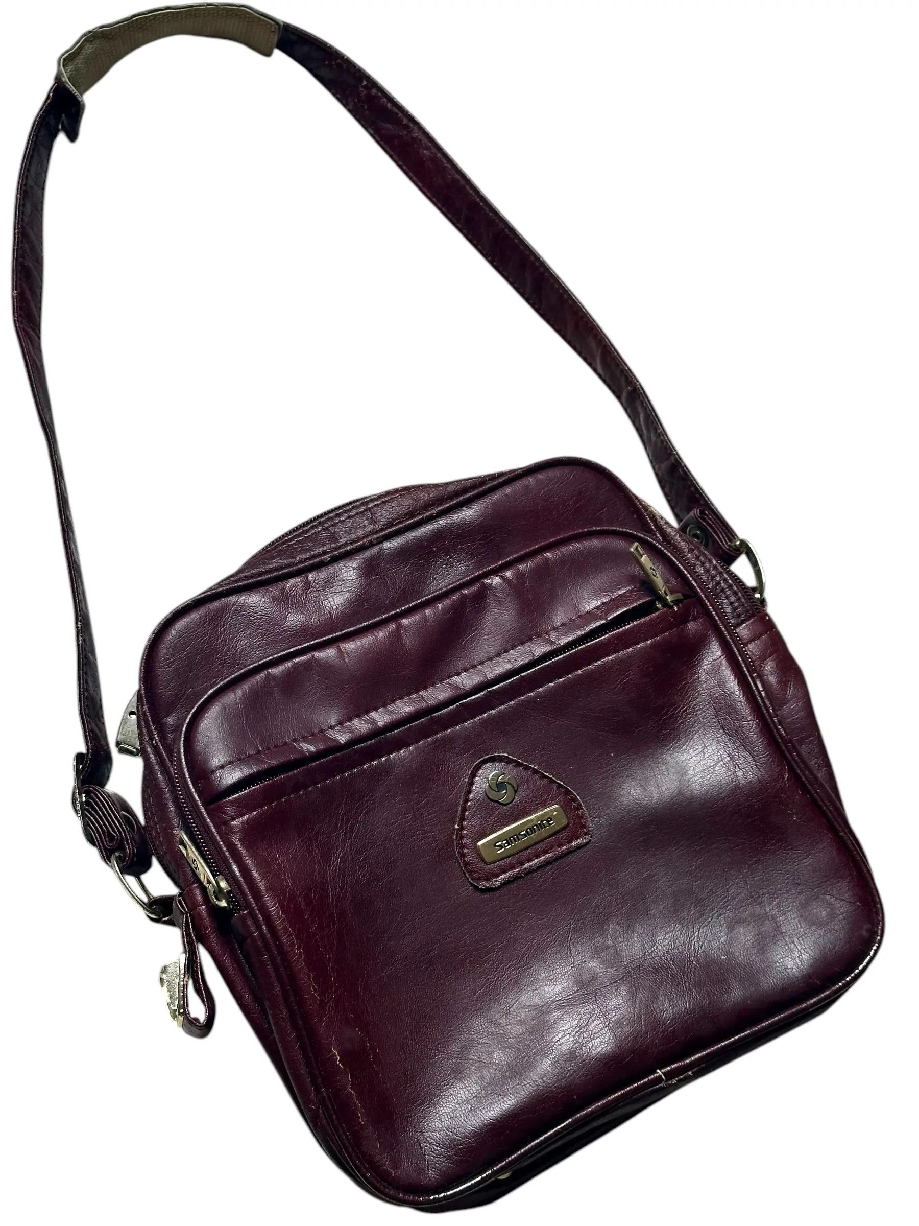 Samsonite Korean Samsonite vintage leather box military bag Size ONE SIZE - 2 Thumbnail