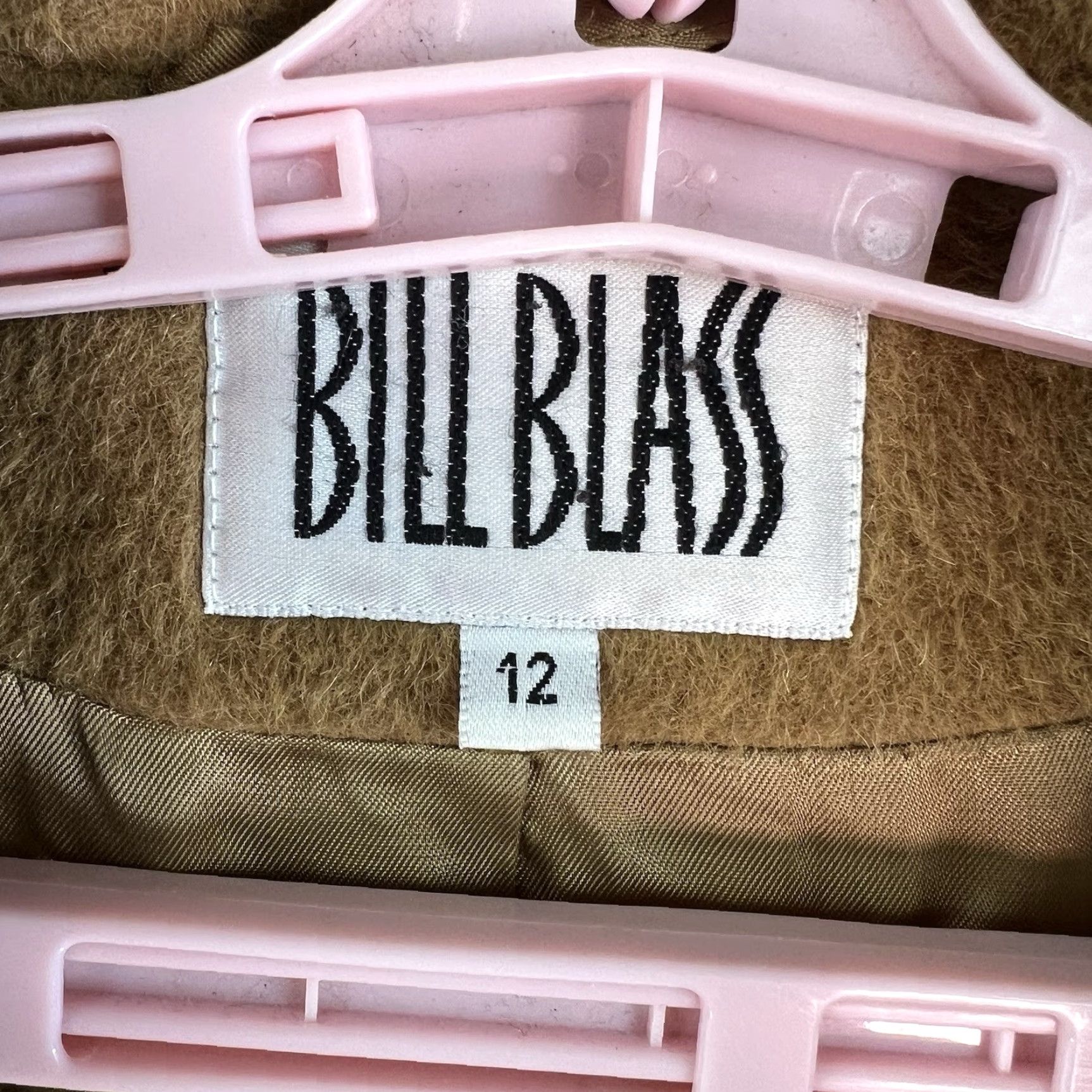 Bill Blass VINTAGE Bill Blass Llama Wool Overcoat Womens Size 12 Camel Tan Long Sleeve Classic 90s Size XL / US 12-14 / IT 48-50 - 5 Thumbnail