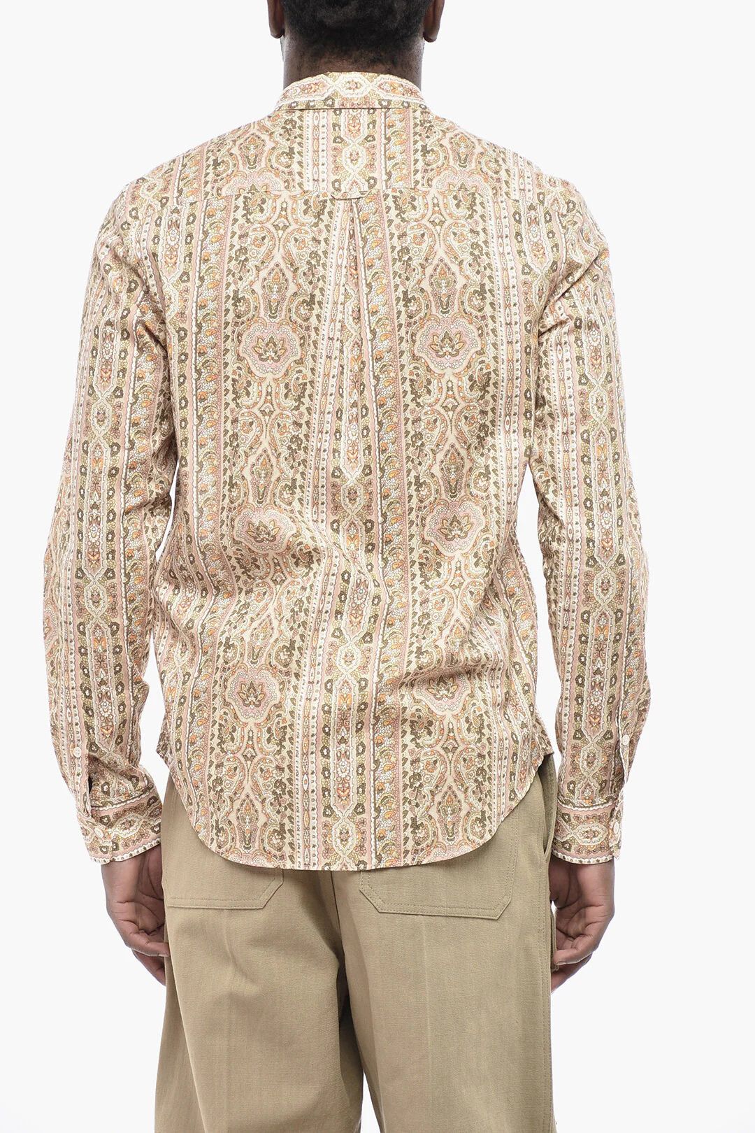 Valentino og1mm0426 Cotton Button-Down Shirt in Multicolor Size US XXS / EU 40 - 2 Thumbnail