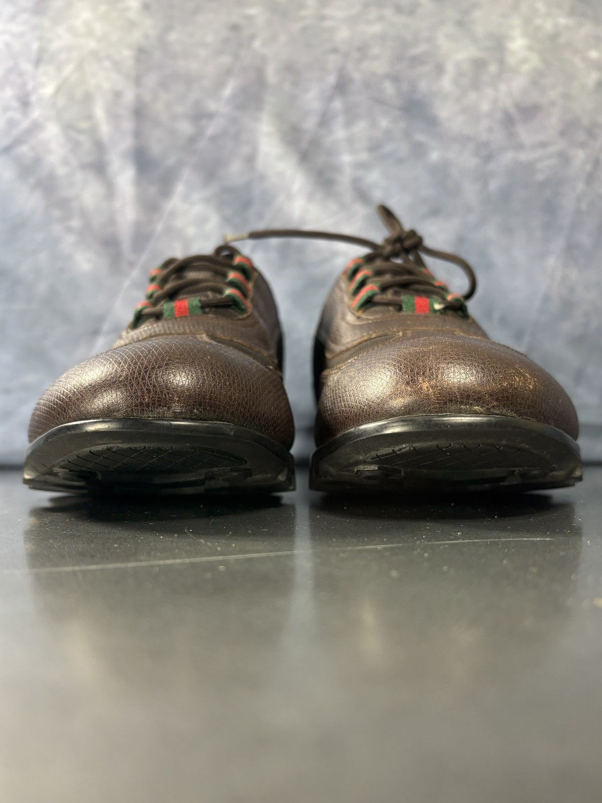 Gucci Gucci F/W 2005 Shoes Leather Sneakers GATs Cleat Soccer Foot Size US 10.5 / EU 43-44 - 12 Thumbnail