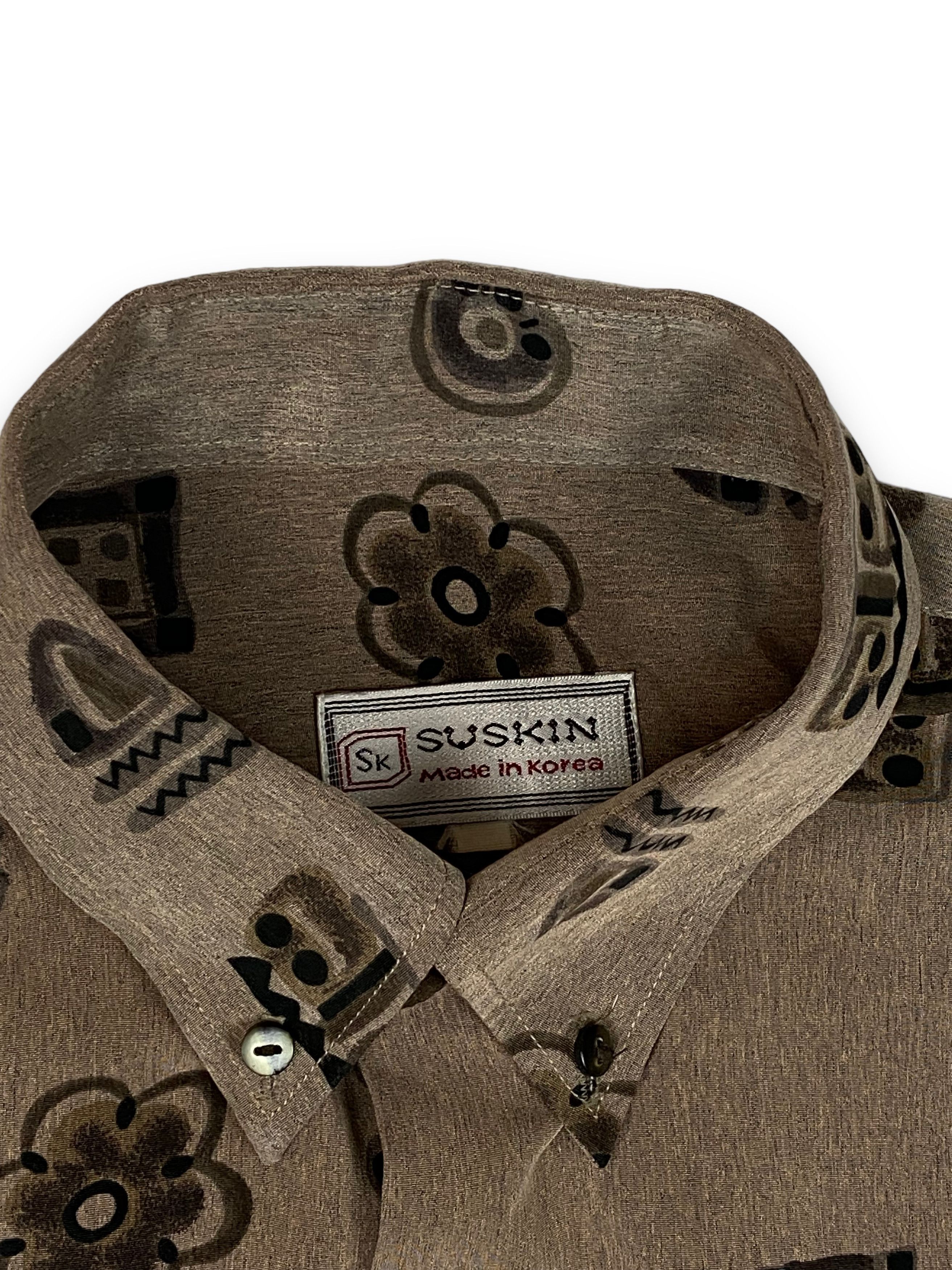 Vintage Vintage SUSKIN Korea Made Avant Garde Button Up Shirt M668 Size US XL / EU 56 / 4 - 6 Thumbnail