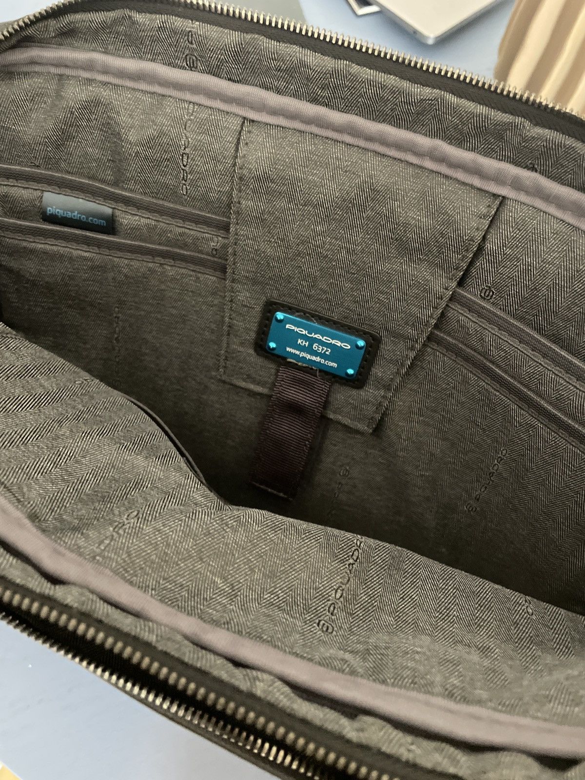 Piquadro Leather laptop 15’’ bag Size ONE SIZE - 2 Thumbnail
