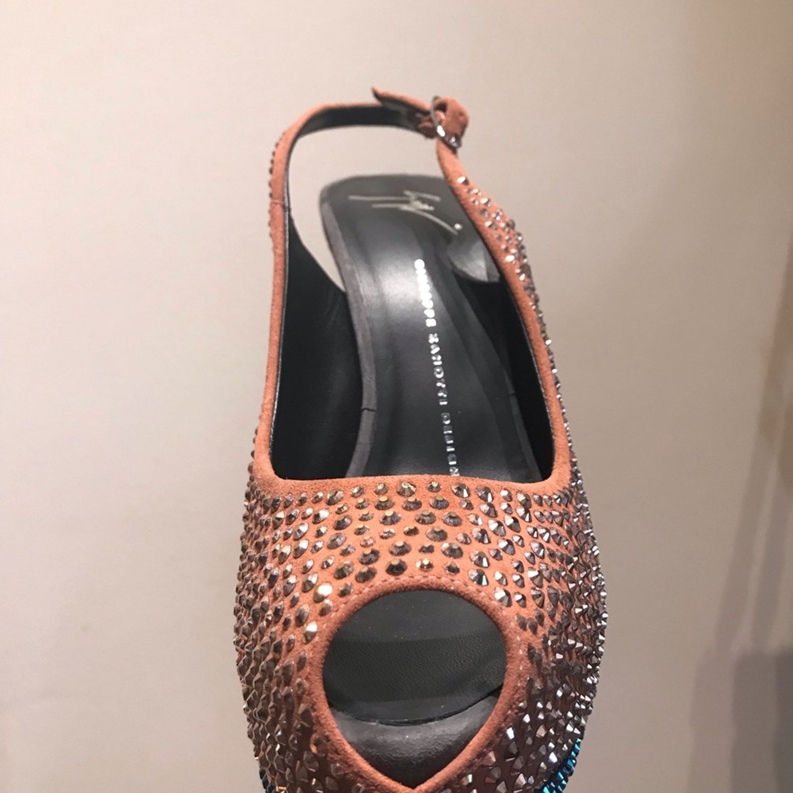 Giuseppe Zanotti Hi heel platform with Swarovski crystal Size US 10 / IT 40 - 2 Thumbnail