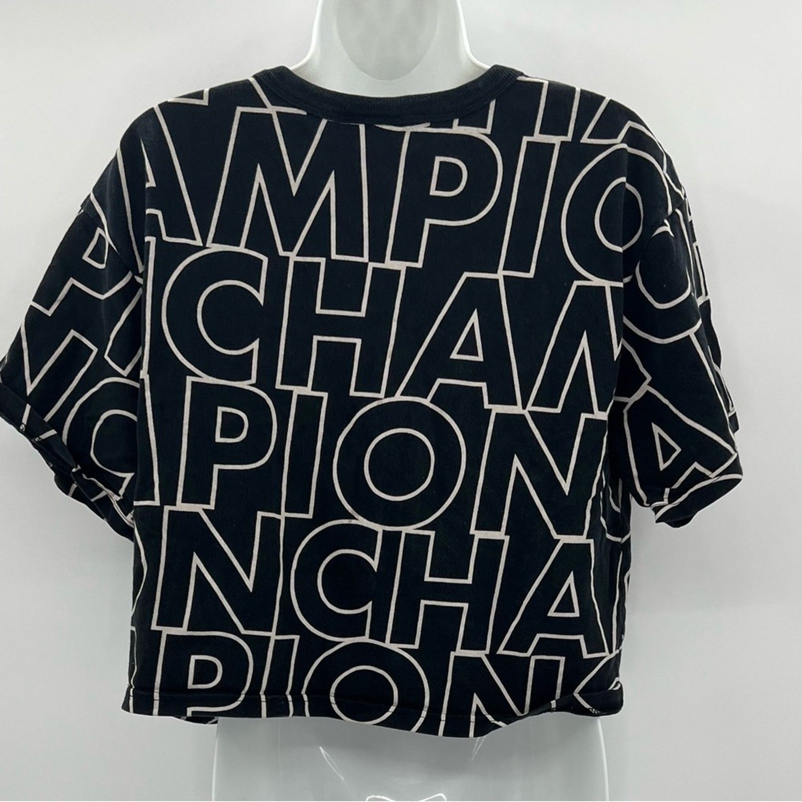 Champion Women's Champion Heritage Cropped Tee, Size L / US 10 / IT 46 - 6 Thumbnail