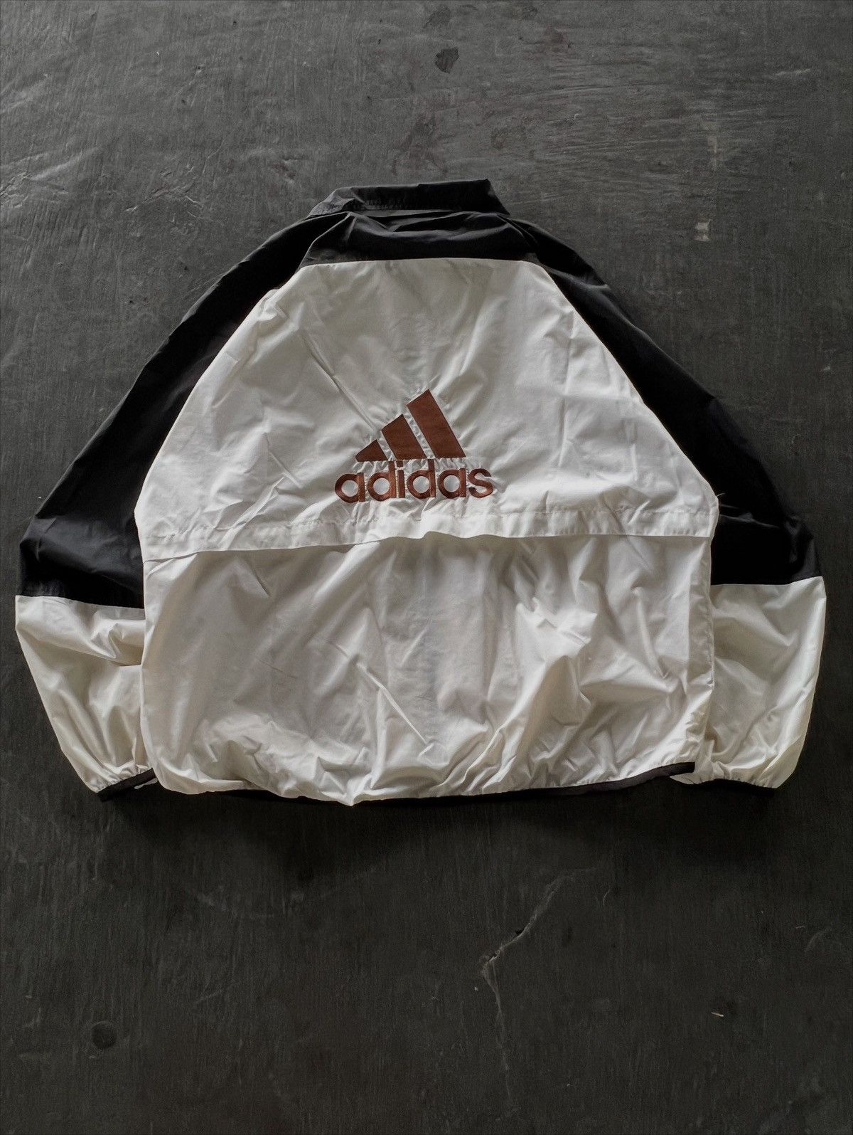 Adidas Vintage 90s Adidas Big Logo Windbreaker Size US L / EU 52-54 / 3 - 8 Thumbnail
