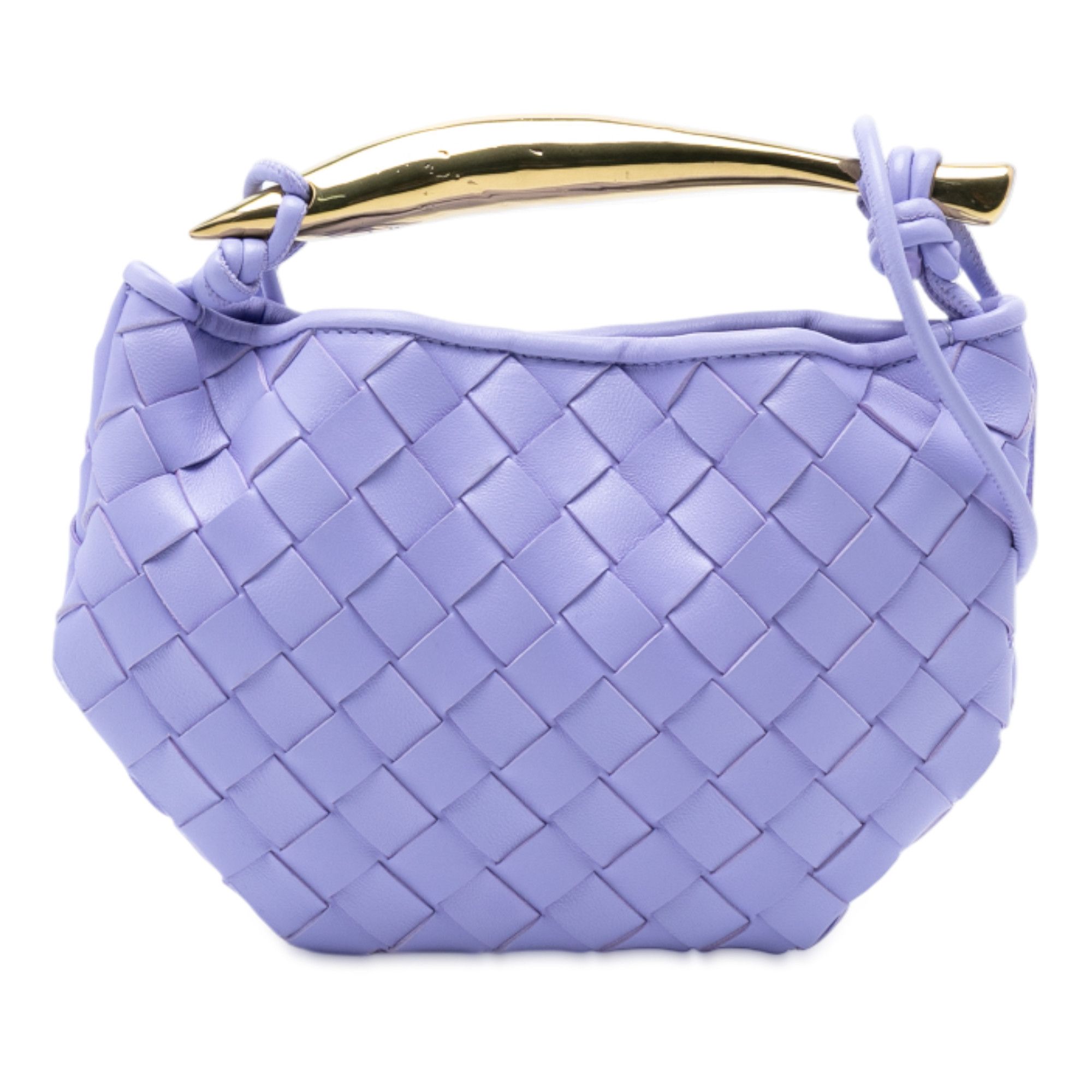 Bottega Veneta Bottega Veneta Baby Lambskin Intrecciato Sardine Size ONE SIZE - 1 Thumbnail