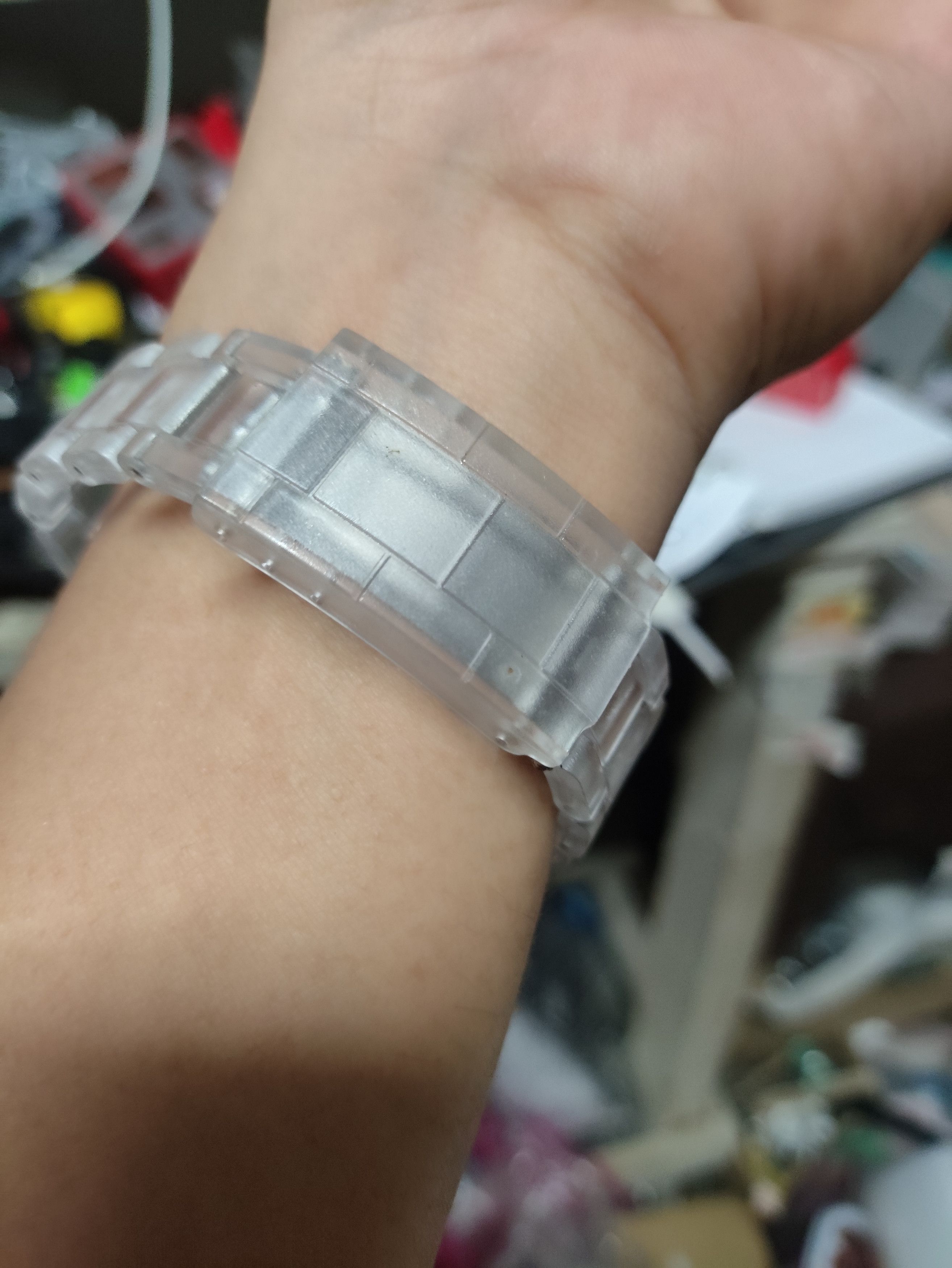 Japanese Brand × Vintage IKE ITALY LIFESTYLE WATCH. DESIGN RARE WITH CLEAR MATERIAL Size ONE SIZE - 10 Thumbnail