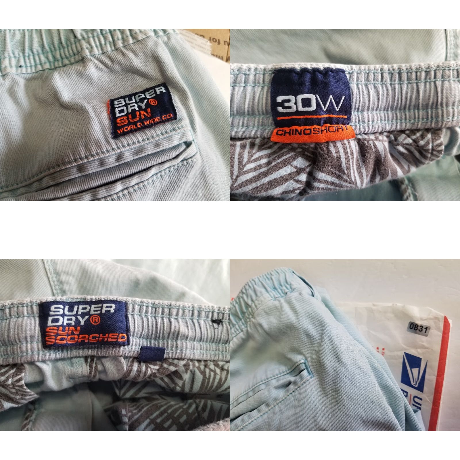 Superdry Superdry Chino Shorts Mens Size 30 Blue Lightweight Drawstrings See All pics Size US 30 / EU 46 - 8 Thumbnail
