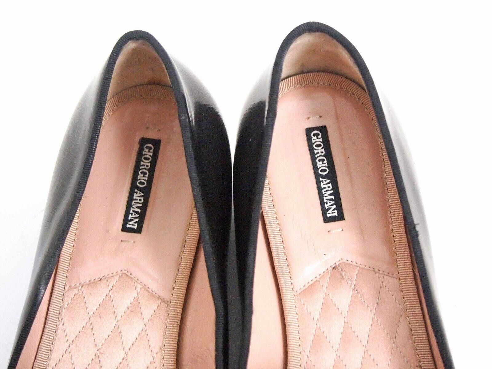 Giorgio Armani Giorgio Armani Loafers Metallic Gray Pat Leather EU 36 US 6 Size US 6 / IT 36 - 5 Thumbnail