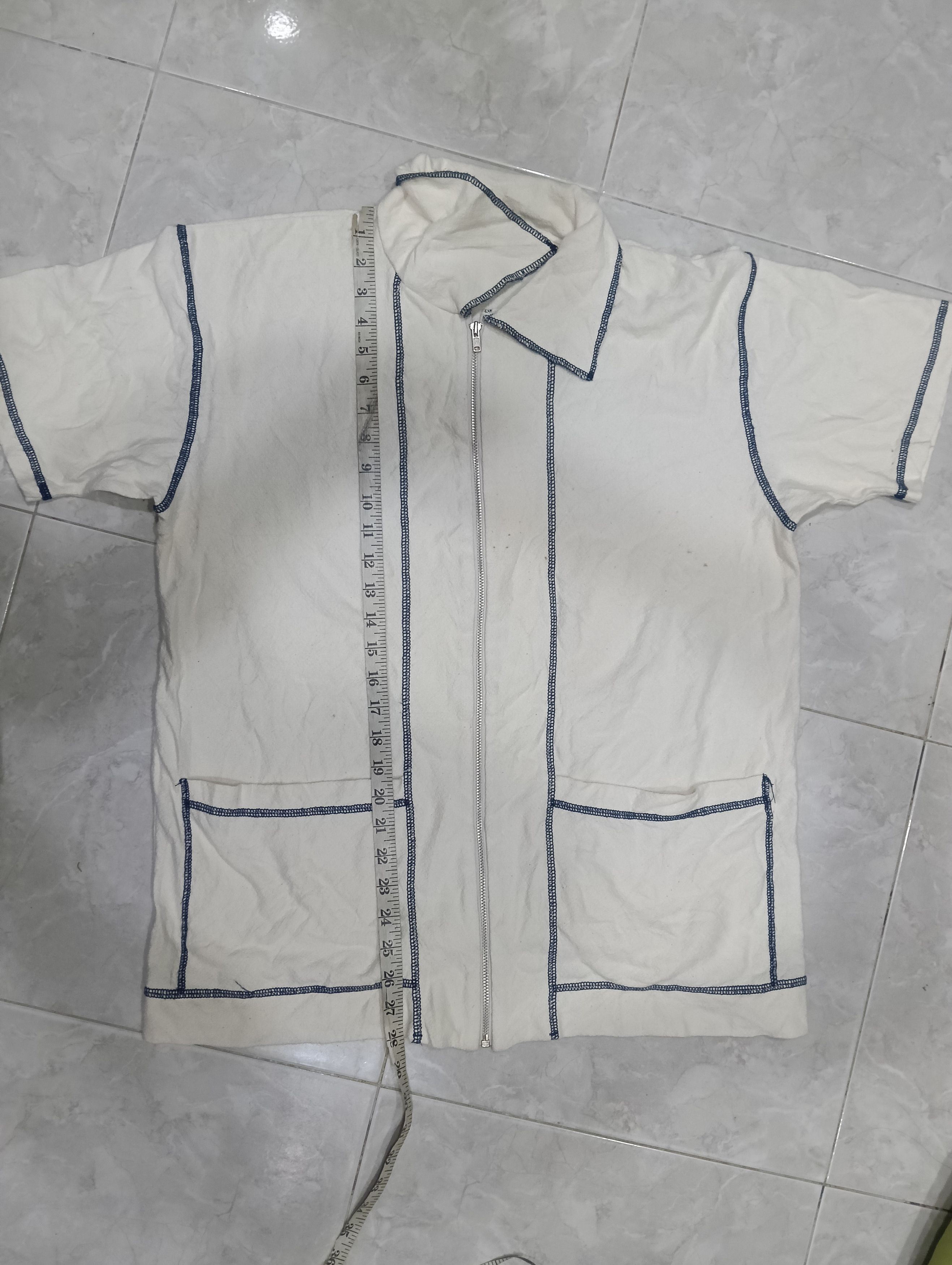 Japanese Brand × Solid & Striped × Vintage Strip down Japan Zipper Shirt Size US L / EU 52-54 / 3 - 14 Thumbnail