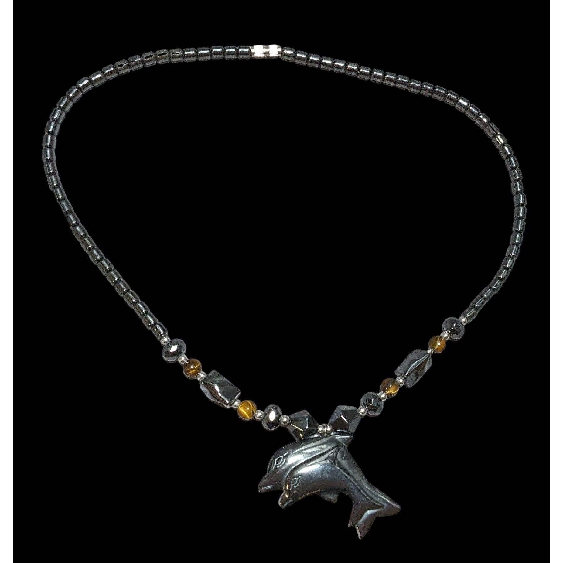 Other Hematite Dolphin Necklace Size ONE SIZE - 1 Thumbnail