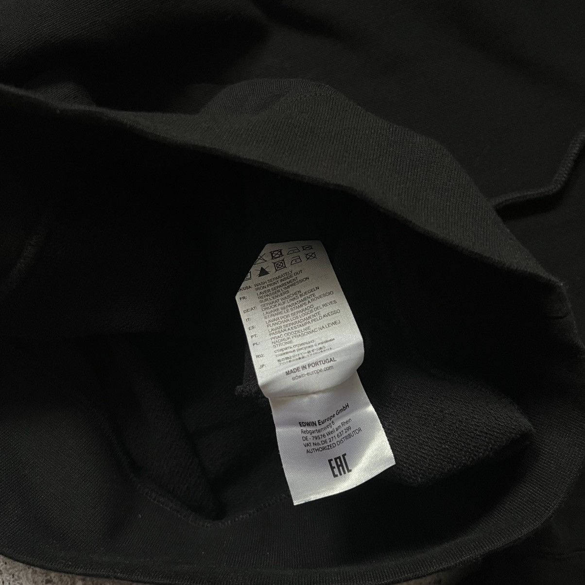 Edwin Edwin Japan Kamifuji Hoodie Black Men’s S Oversized Size US S / EU 44-46 / 1 - 6 Thumbnail