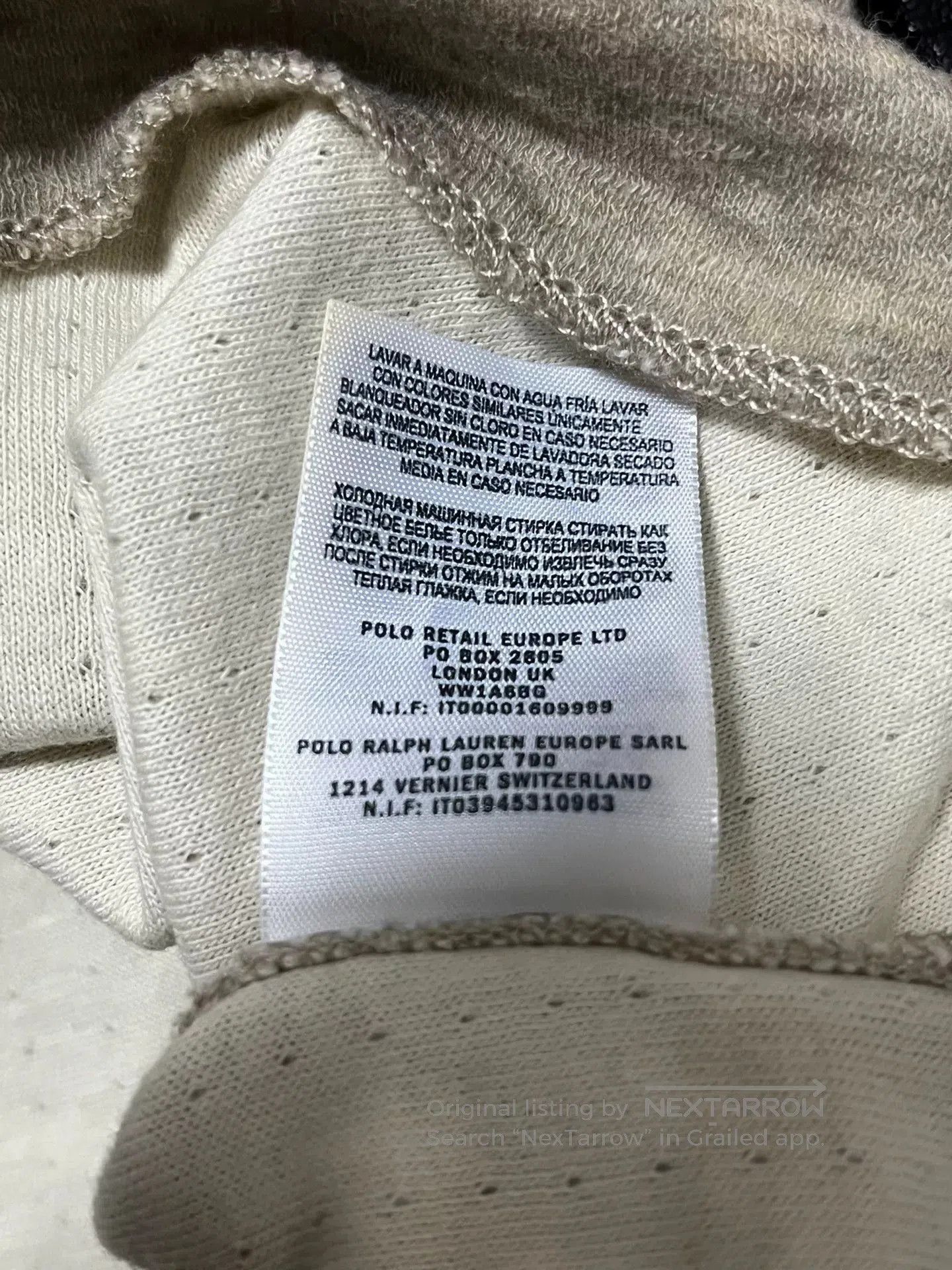 RRL Ralph Lauren RRL Double RL Vintage Long-Sleeve Sweatshirt. Size US XL / EU 56 / 4 - 8 Thumbnail