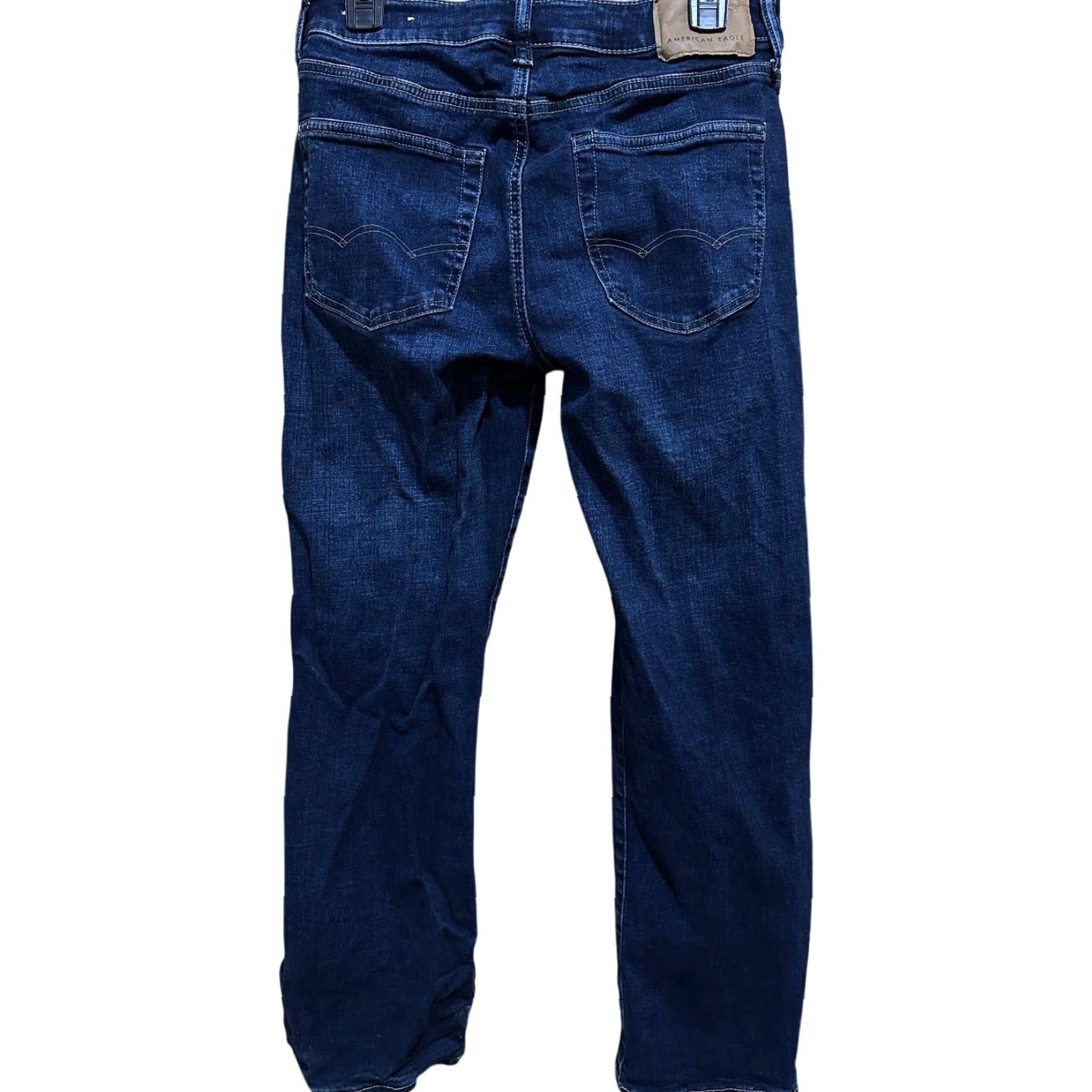 American Eagle Outfitters American Eagle Jeans Mens Size 30 Dark Wash Bootcut Airflex Denim Cotton Stretch Regular 5-Pocket Blue Size US 30 / EU 46 - 2 Thumbnail