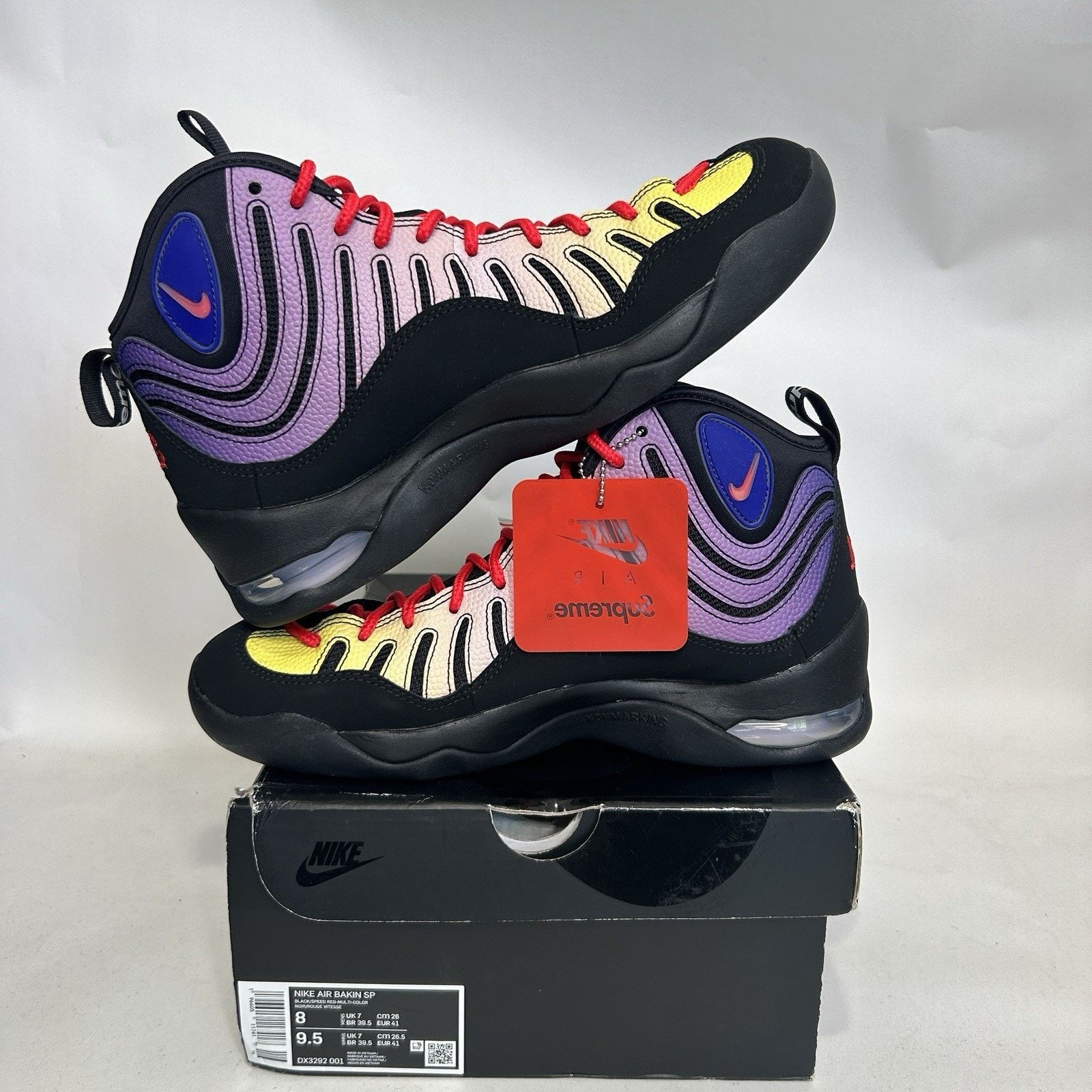 Nike Nike X Supreme Air Bakin SP “Black Gradient” DX3292-001 Size US 8 / EU 41 - 3 Thumbnail