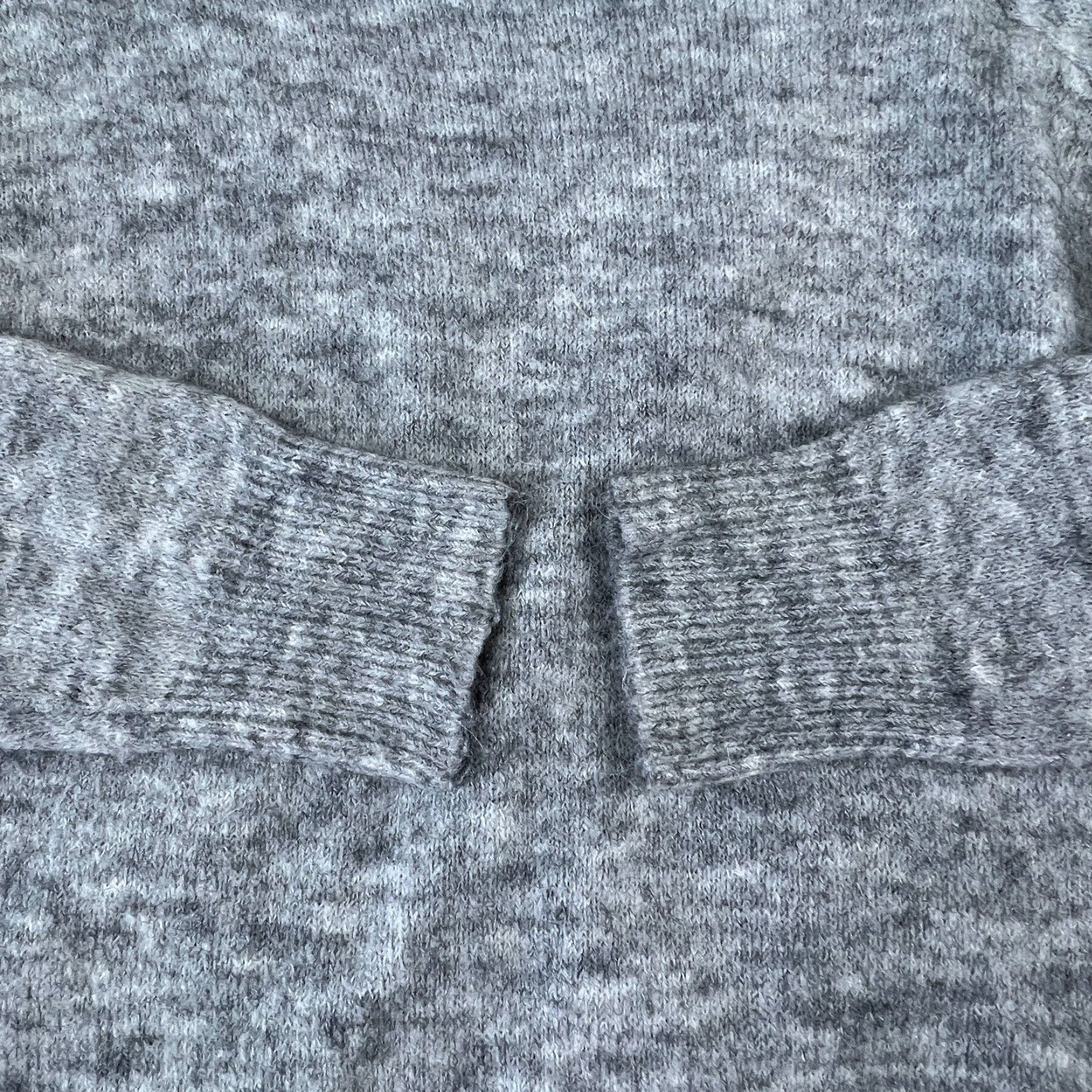 H&M H&M Womens Off Shoulder Sweater XS Gray Wool Alpaca Blend Pullover Long Sleeve Size XS / US 0-2 / IT 36-38 - 5 Thumbnail