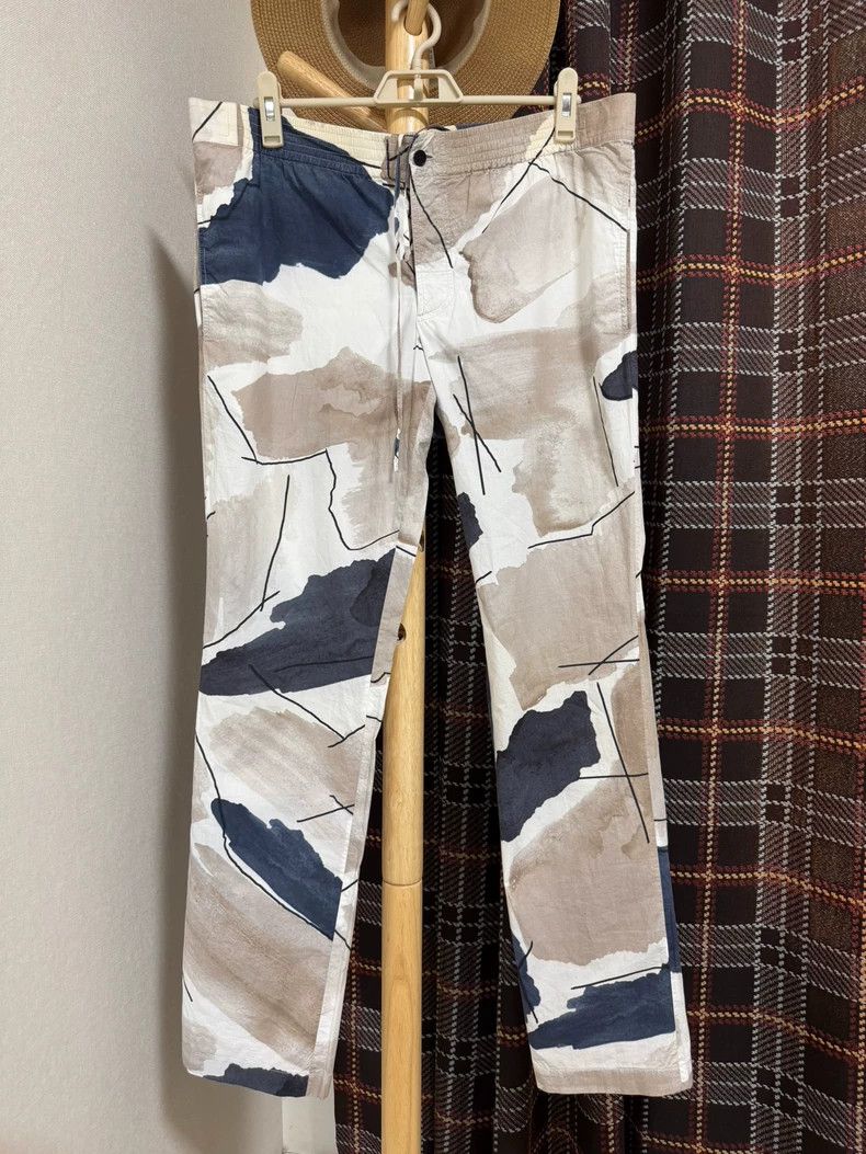 Hermes Hermes Casual Ink Print Pants - dmc Size US 31 - 1 Thumbnail