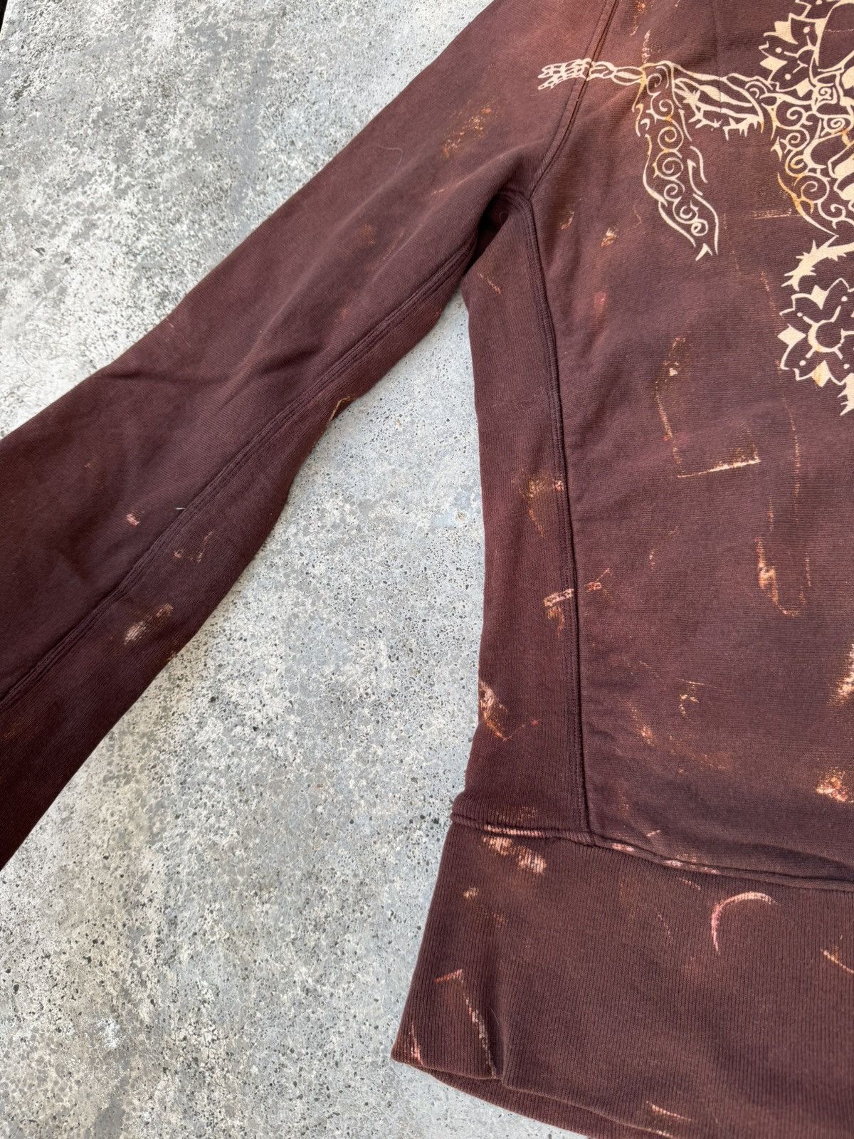 Vintage Archival Grail Virgin Mary 'Pray For Us' Jesus Cross Hoodie Size US M / EU 48-50 / 2 - 3 Thumbnail