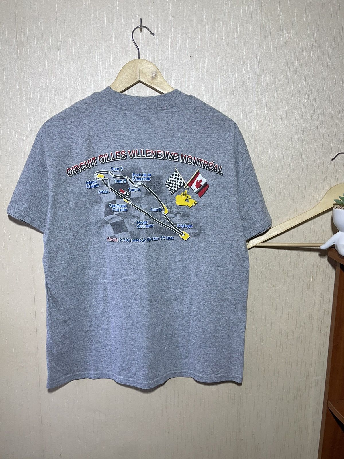 Vintage Formula 1 Canada Grand Prix vintage racing T shirt Size US L / EU 52-54 / 3 - 3 Thumbnail