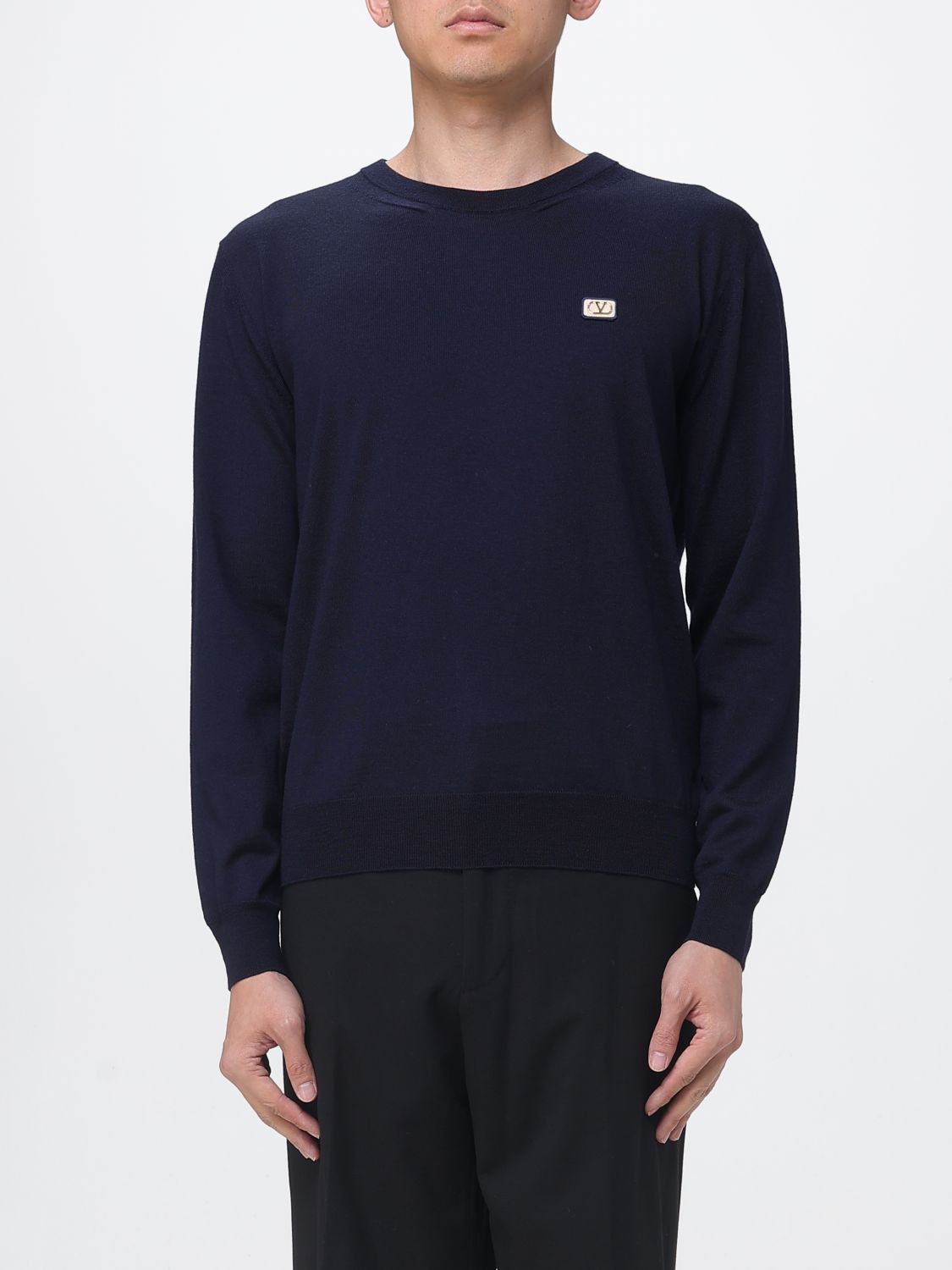 Valentino Valentino Sweater Men Blue Size US XL / EU 56 / 4 - 1 Thumbnail