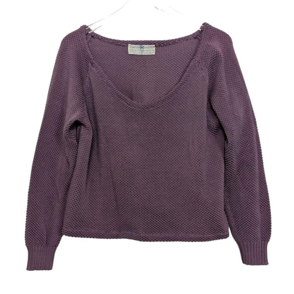 Other Peruvian Connection Waffle Knit Sweater Womens Size Large Size L / US 10 / IT 46 - 1 Thumbnail