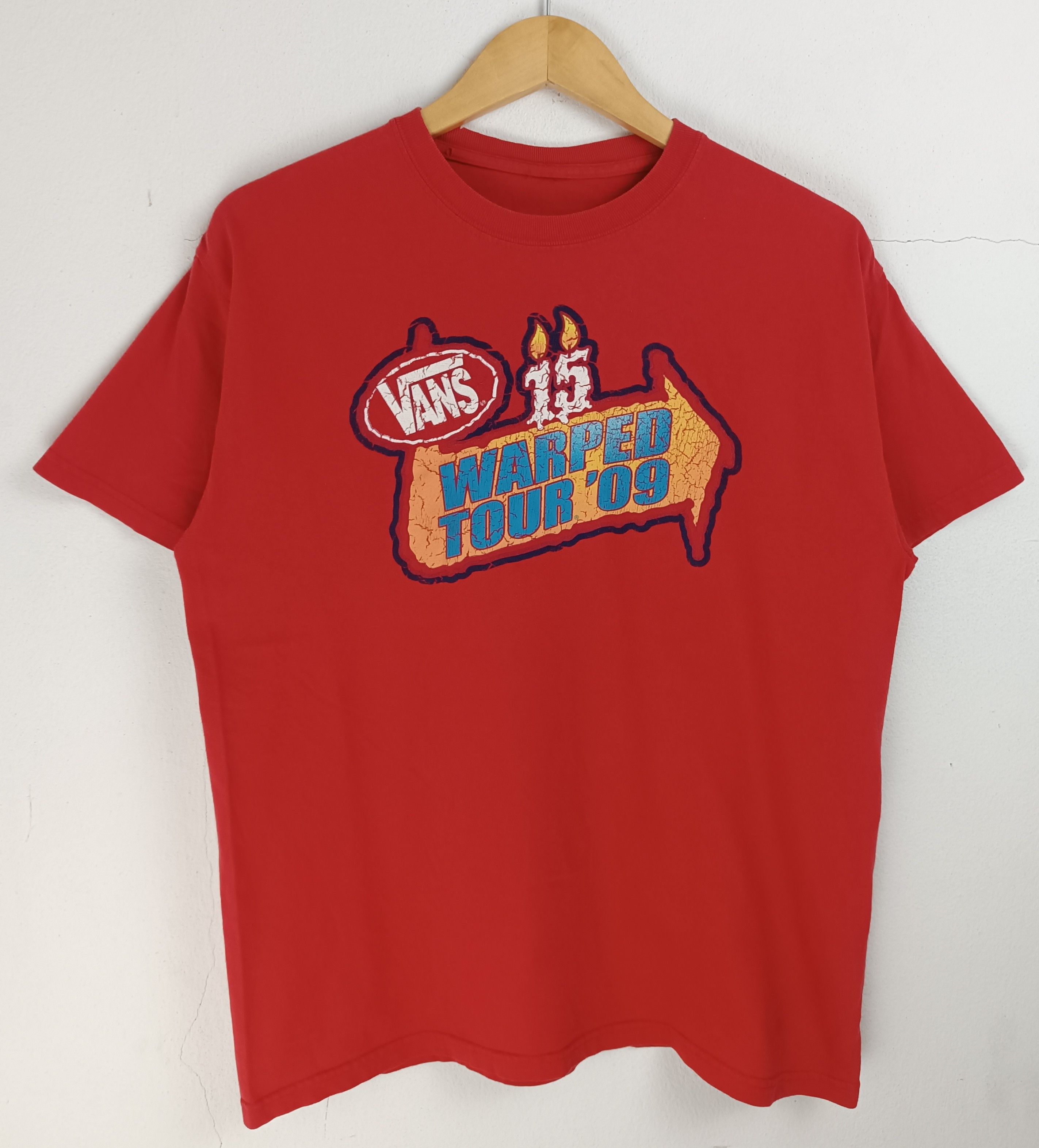 Vintage VINTAGE '09 WARPED TOUR VANS PUNK ROCK TSOL CHIODOS Size US M / EU 48-50 / 2 - 3 Thumbnail
