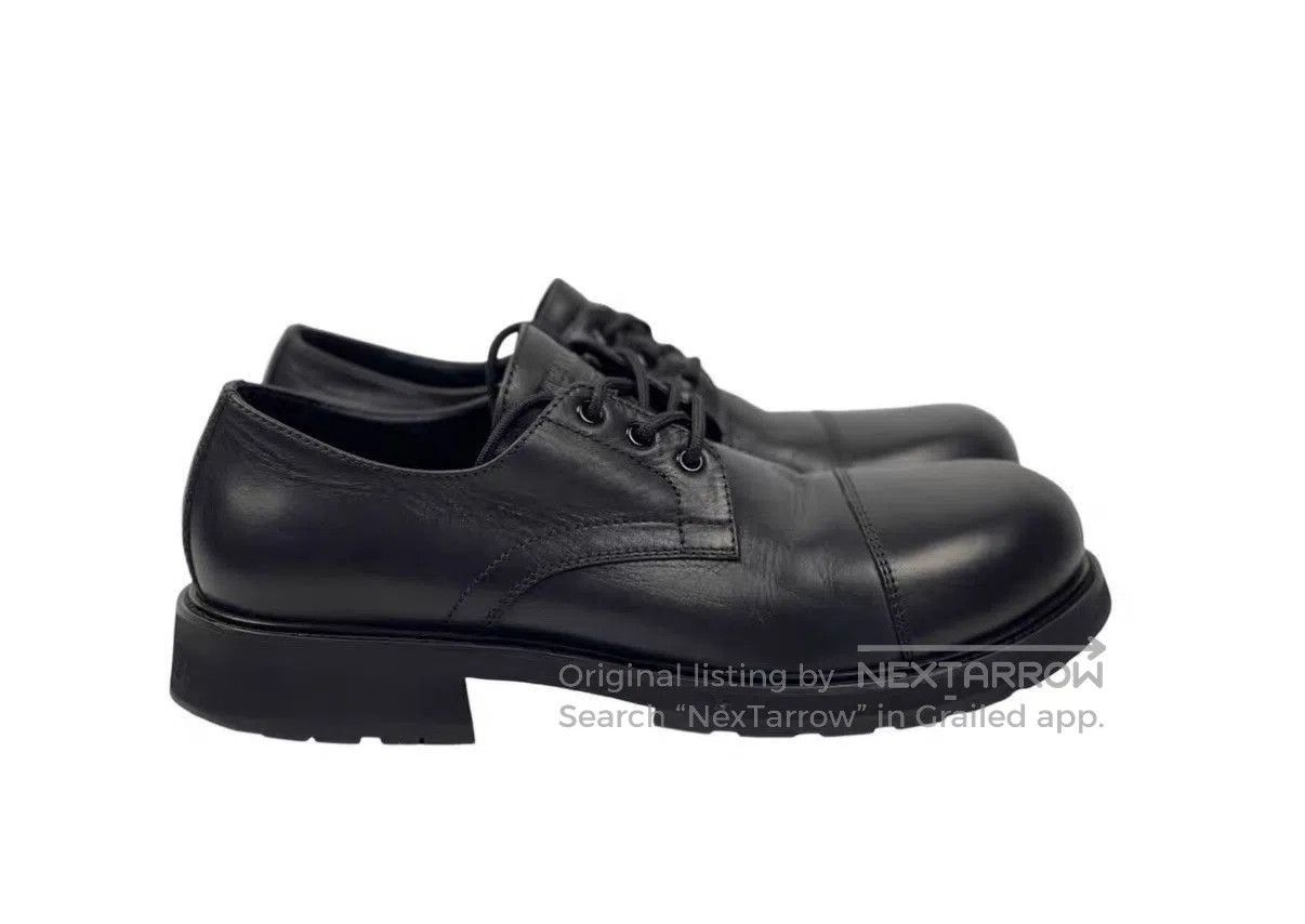 Balenciaga Black Leather Formal Lace-Up Shoes Size 9.5. Size US 9.5 / EU 42-43 - 3 Thumbnail