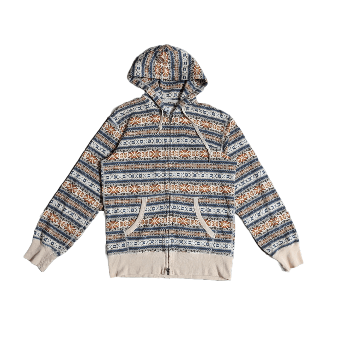 UNIQLO AZTEC PATTERN ZIPPER HOODIE