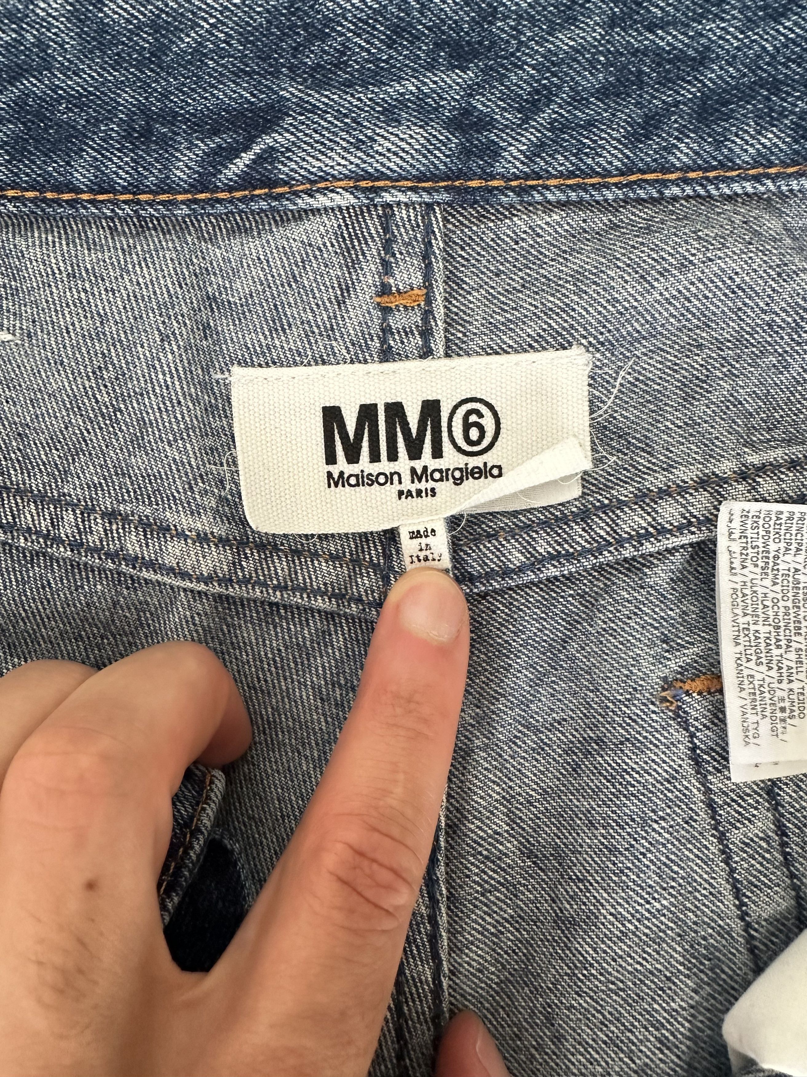 MM6 MM6 Maison Margiela Irregular Seam Jeans Size US 31 - 5 Thumbnail