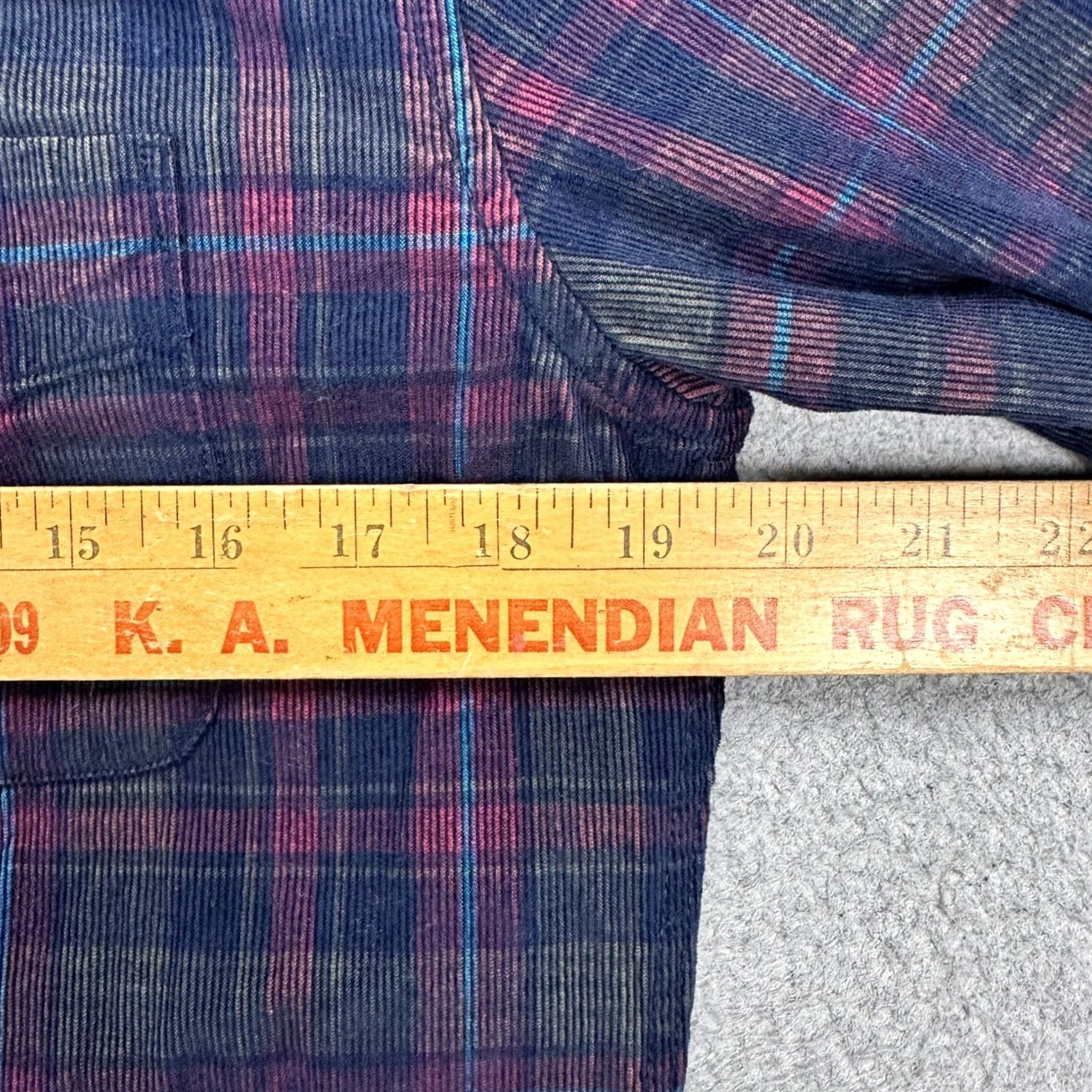 Vintage VINTAGE American Eagle Corduroy Shirt Men XS Blue Red Plaid Classic Button Up Pocket NEW Size US XS / EU 42 / 0 - 7 Thumbnail