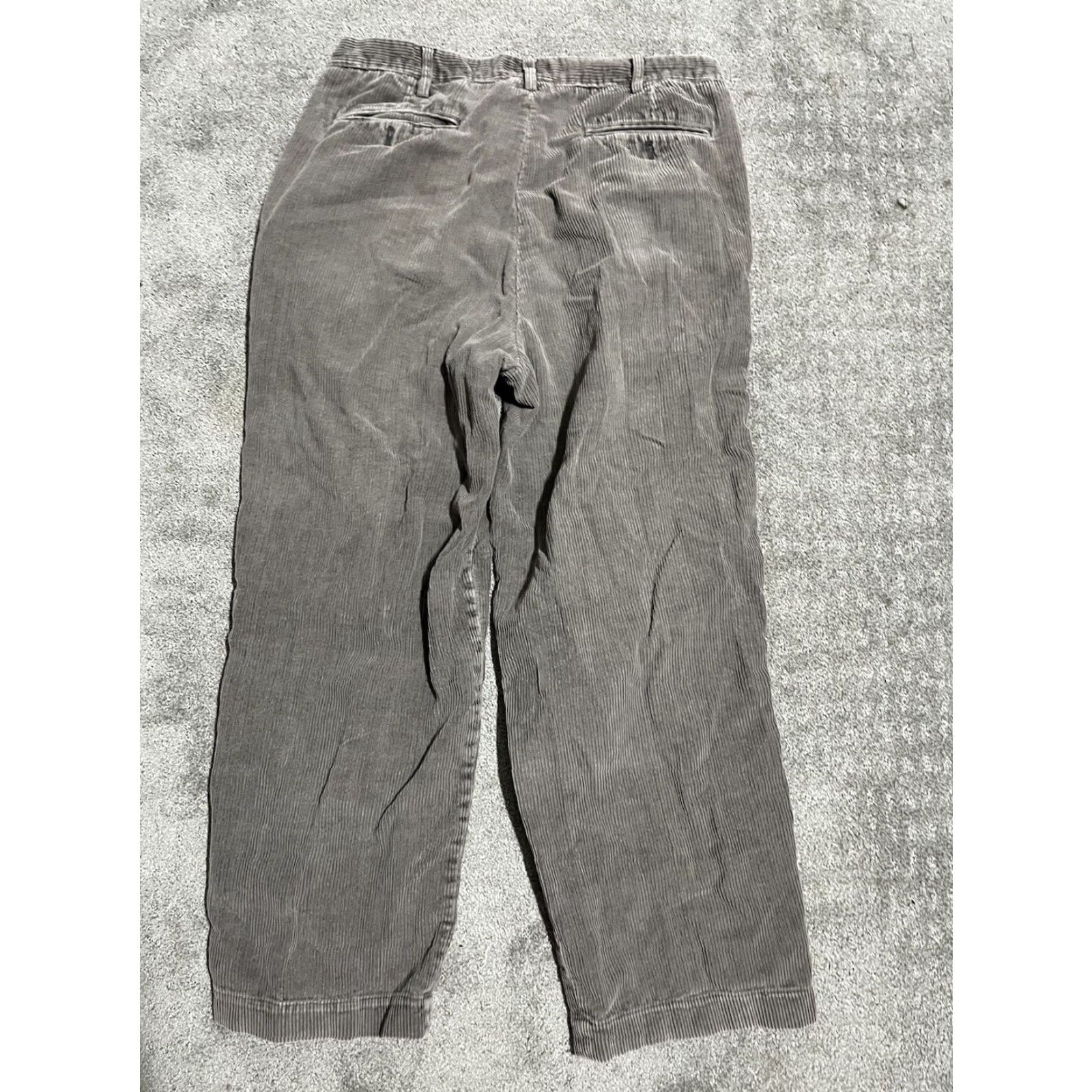 Vintage VINTAGE Bogari Corduroy Pants Male Unisex Adults 34 Gray Ankle 34x30 90s Pants Mens Size 24" / US 00 / IT 34 - 4 Thumbnail