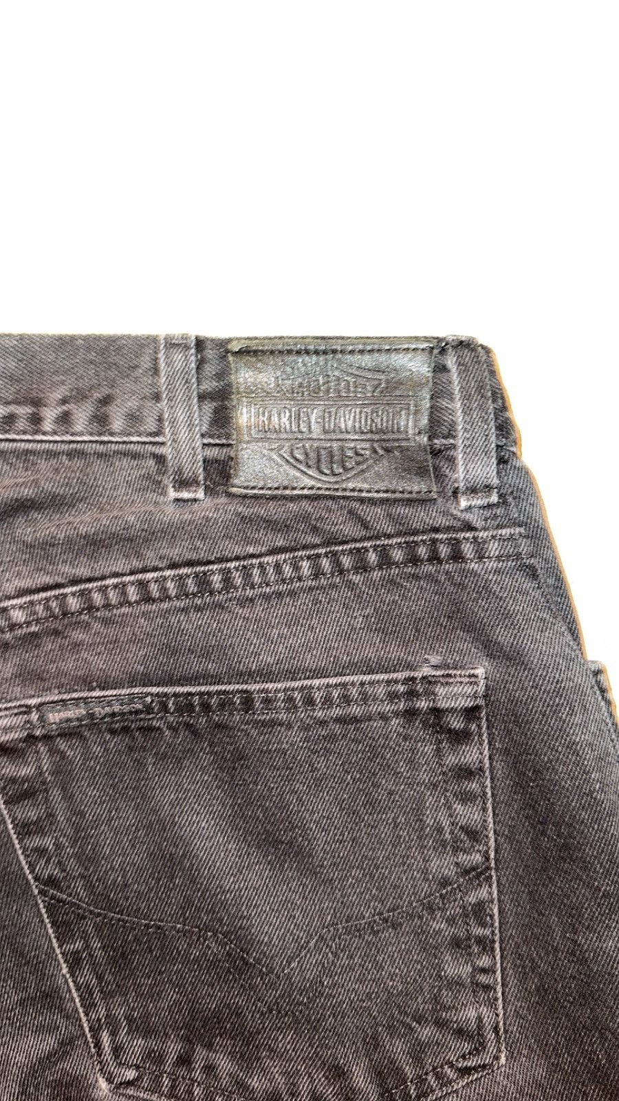 Harley Davidson Vintage Harley Davidson Black Denim Size US 34 / EU 50 - 5 Thumbnail
