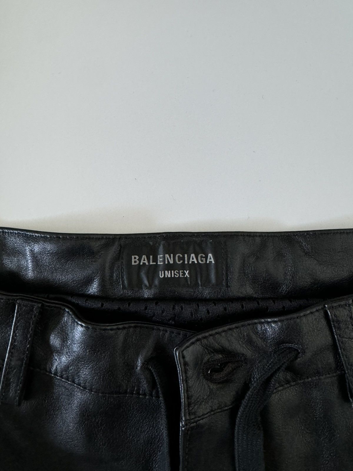 Balenciaga Balenciaga Leather Biker Moto Pants Size US 32 / EU 48 - 9 Thumbnail
