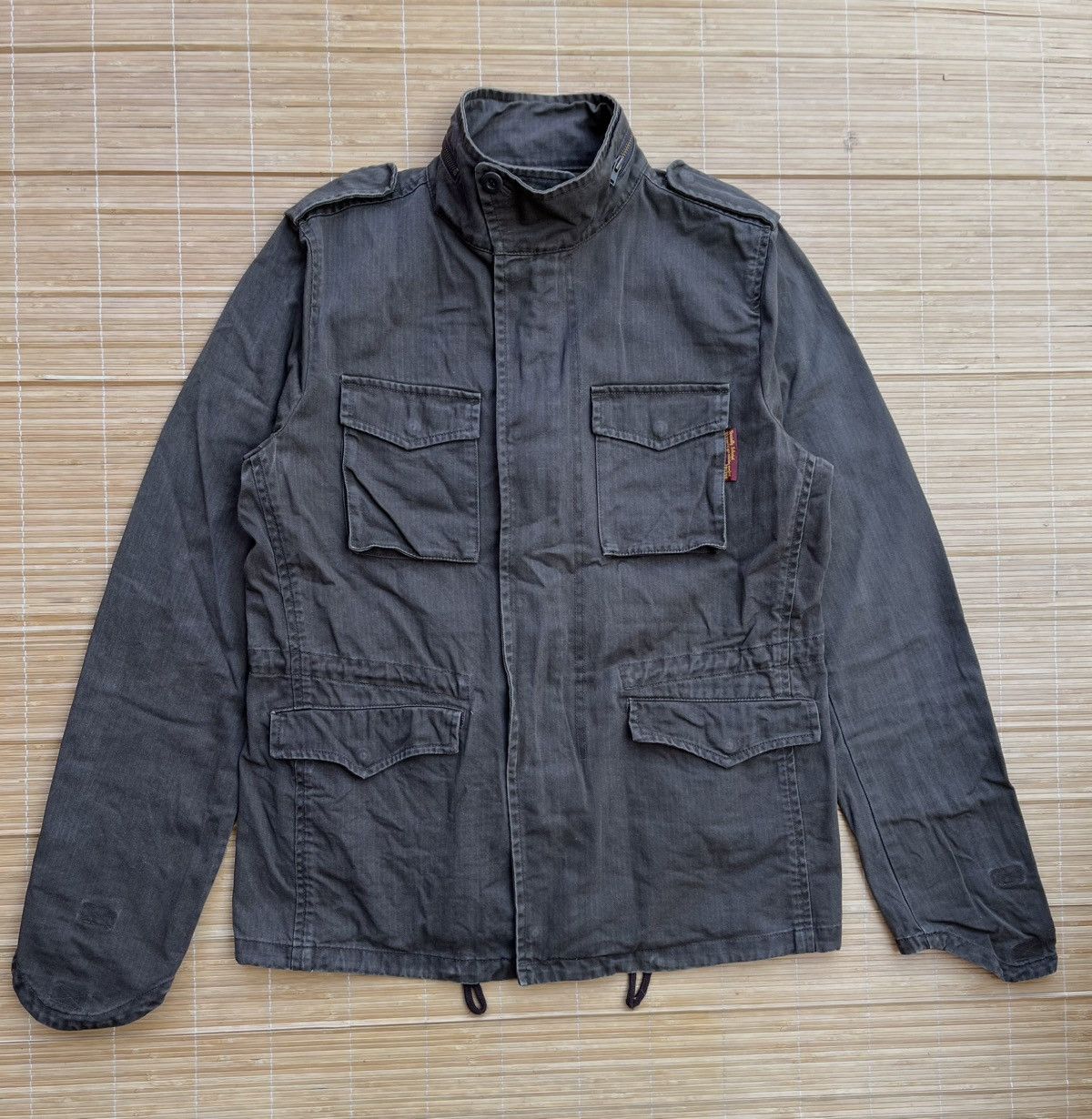 Le Grande Bleu (L.G.B.) Vtg 291295 homme M-65 military field jacket if six was nine Size US L / EU 52-54 / 3 - 2 Thumbnail